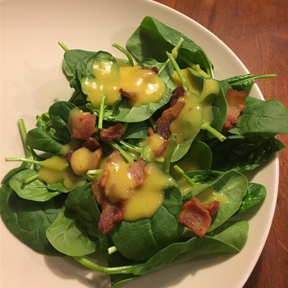Wilted Spinach Salad 