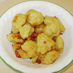 Potato Dumplings with Bacon and Onions PAMINMI