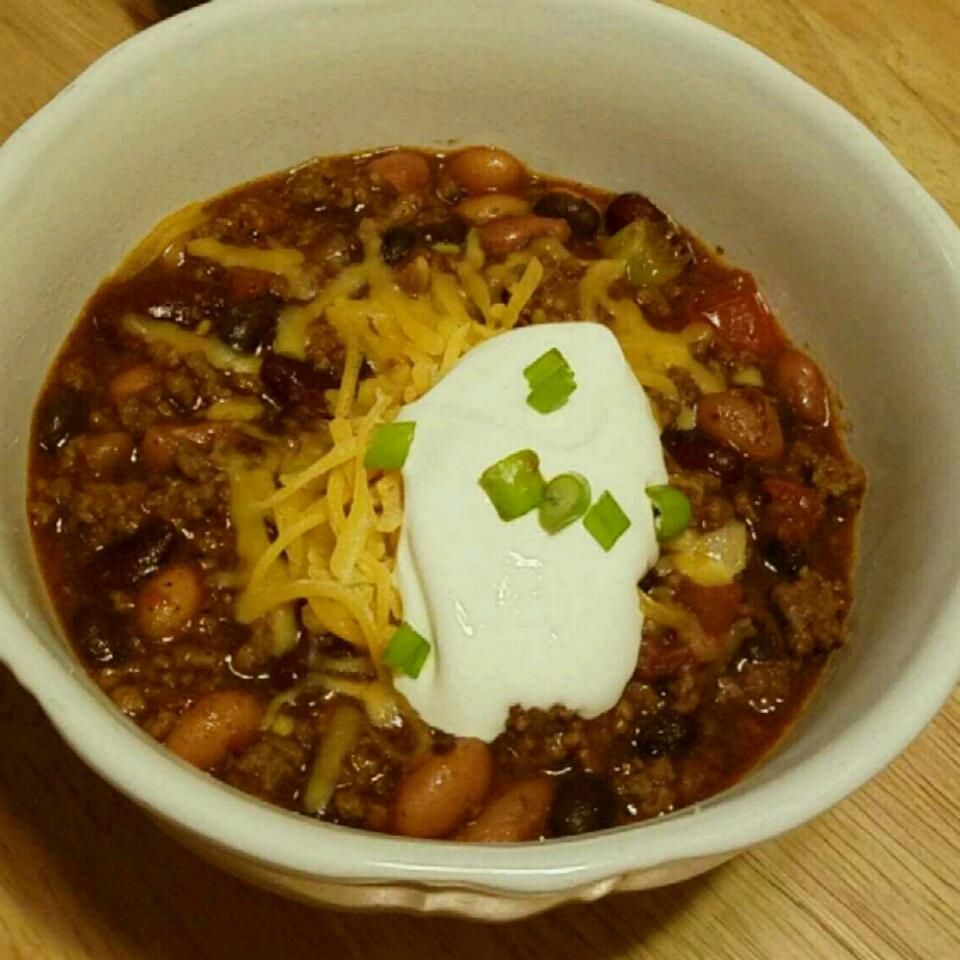 Slow Cooker 3-Bean Chili 