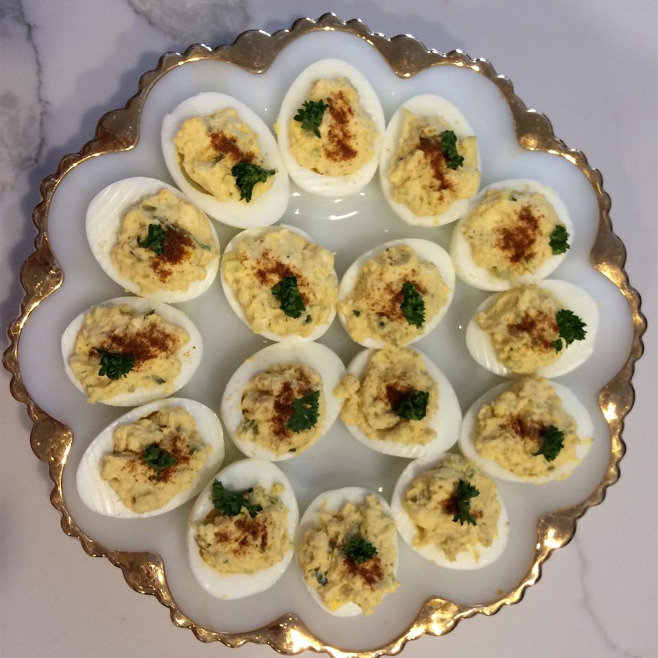 Creamy Cajun Deviled Eggs Karen Schweighardt