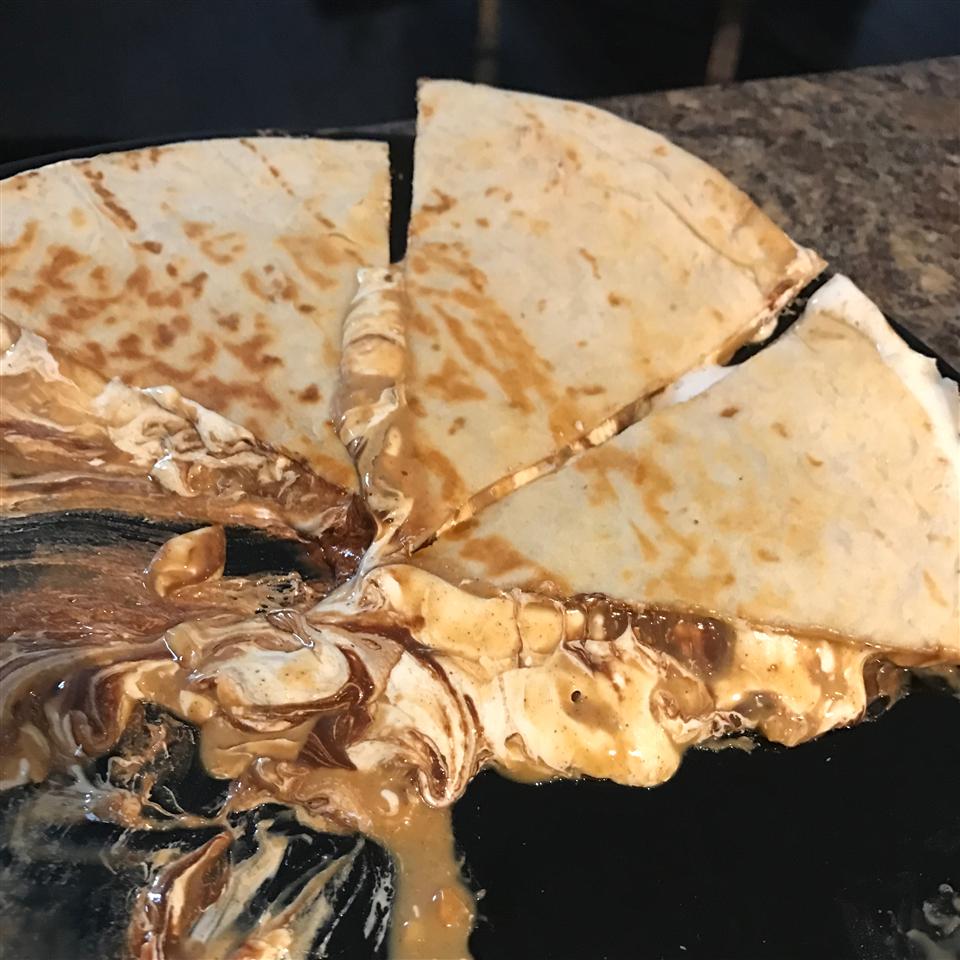 Dessert Quesadillas with Peanut Butter, Chocolate, and Marshmallow 
