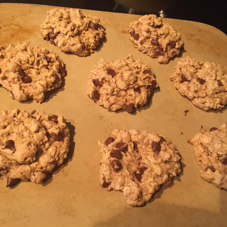 Vegan Chocolate Chip, Oatmeal, and Nut Cookies 
