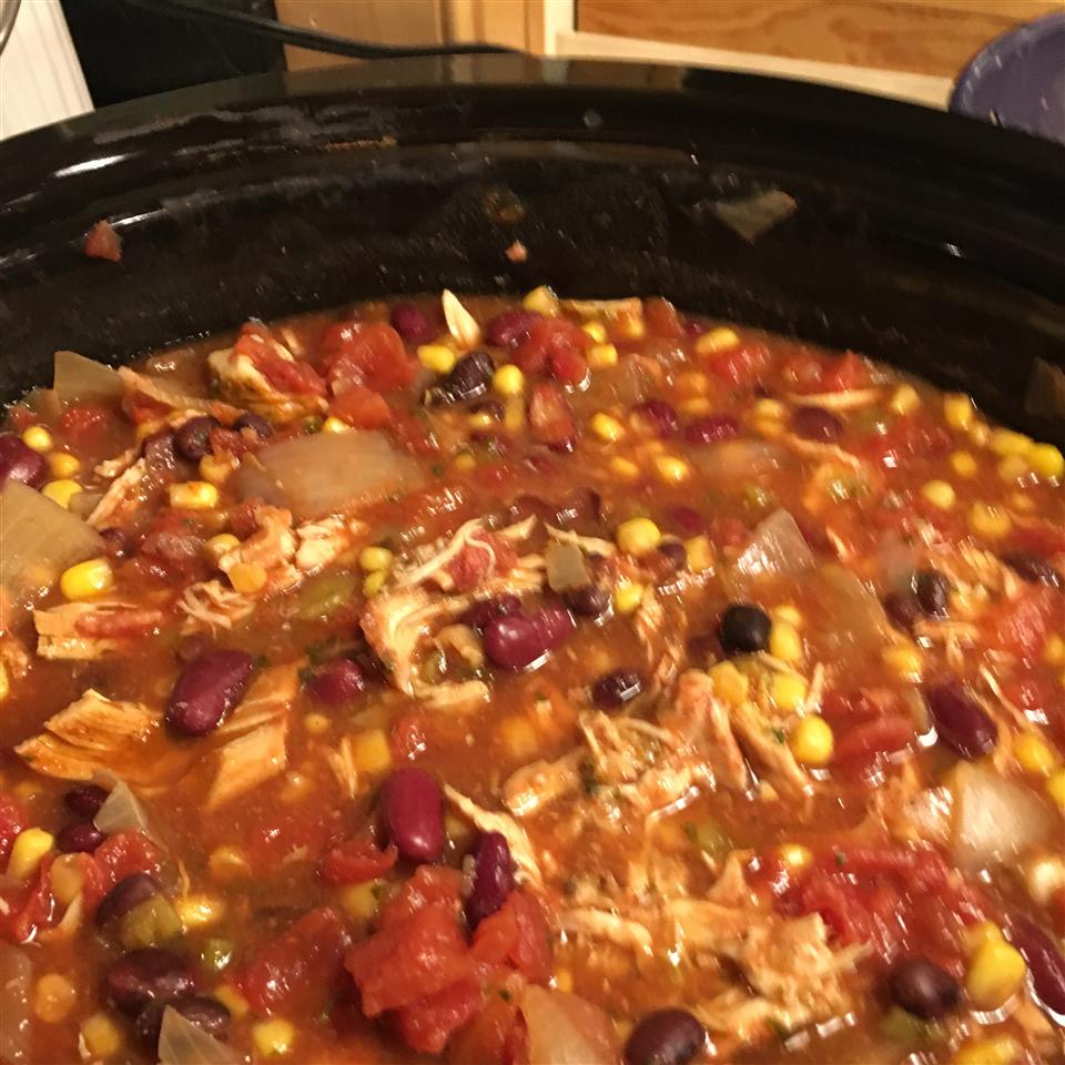Slow Cooker Chicken Chili 