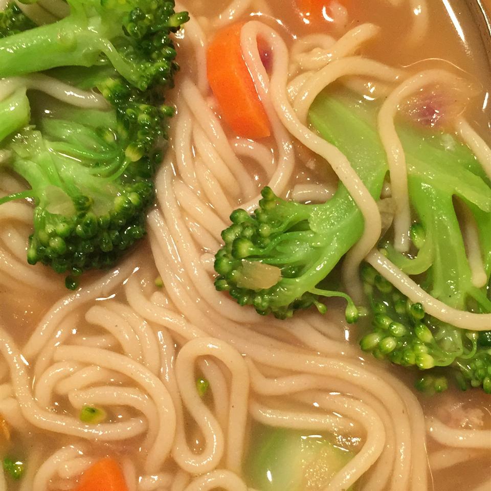 Quick Asian Beef Noodle Soup 