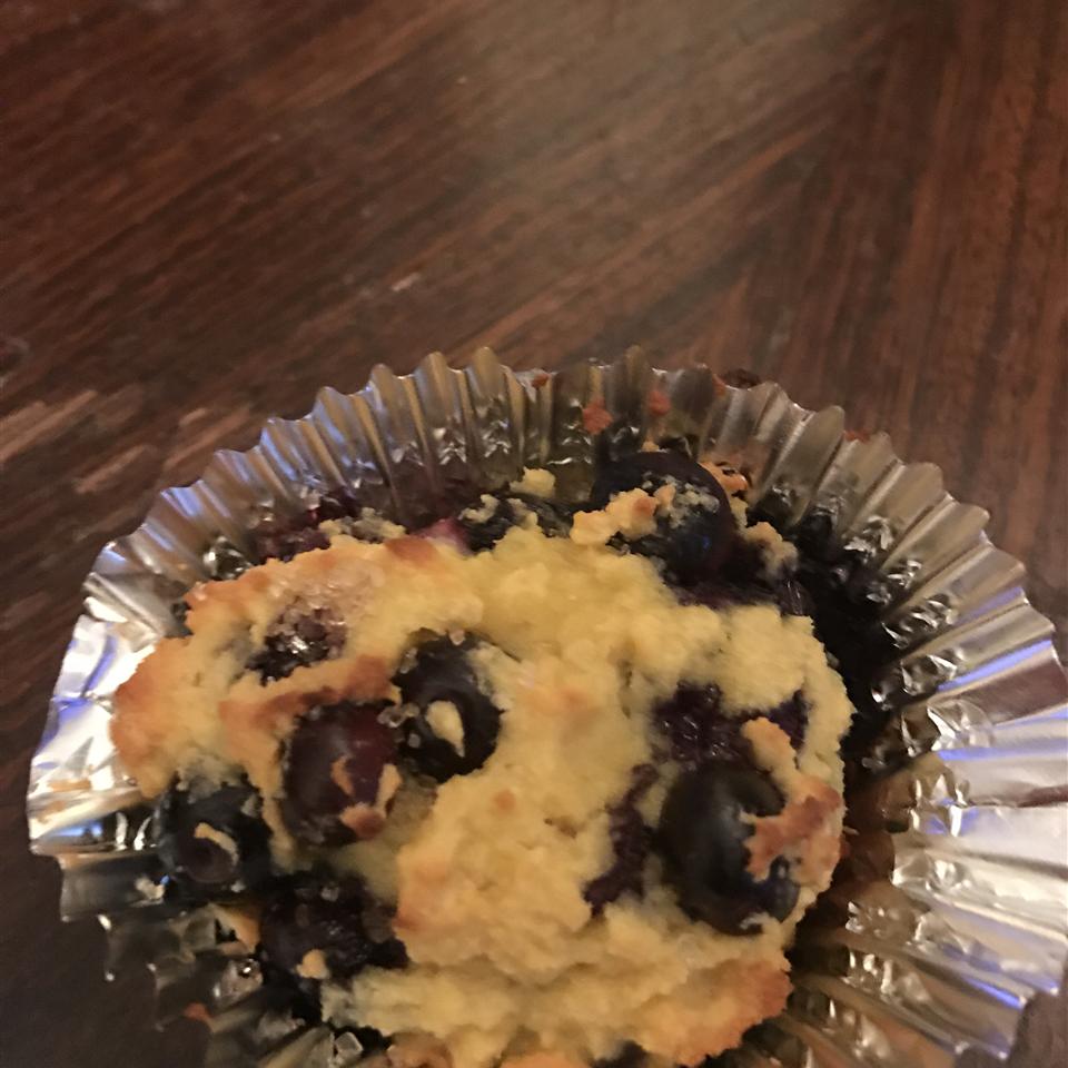 Gluten-Free Blueberry Muffins made with Coconut Flour 