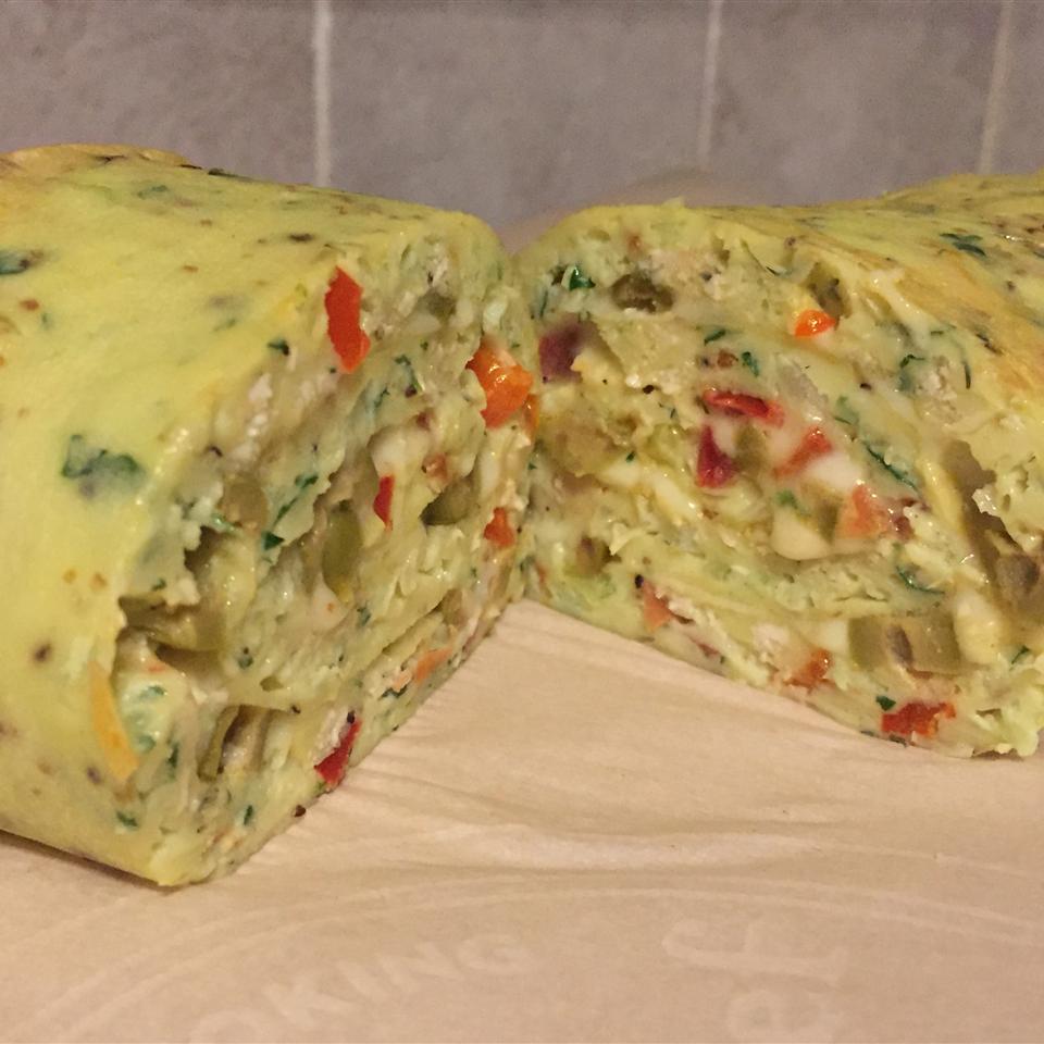 Baked Omelet Roll 