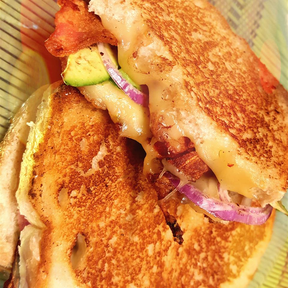 Bacon, Avocado, and Pepperjack Grilled Cheese Sandwich Sheila LaLonde