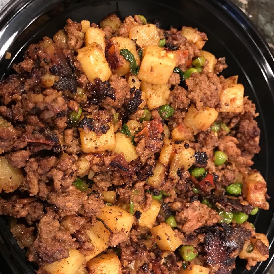 Keema Aloo (Ground Beef and Potatoes)