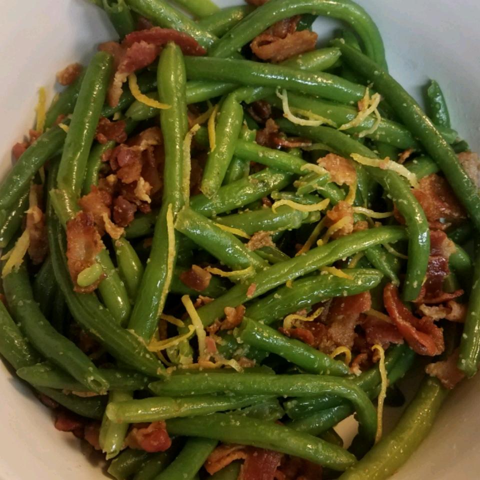 Bacon-Garlic Green Beans 