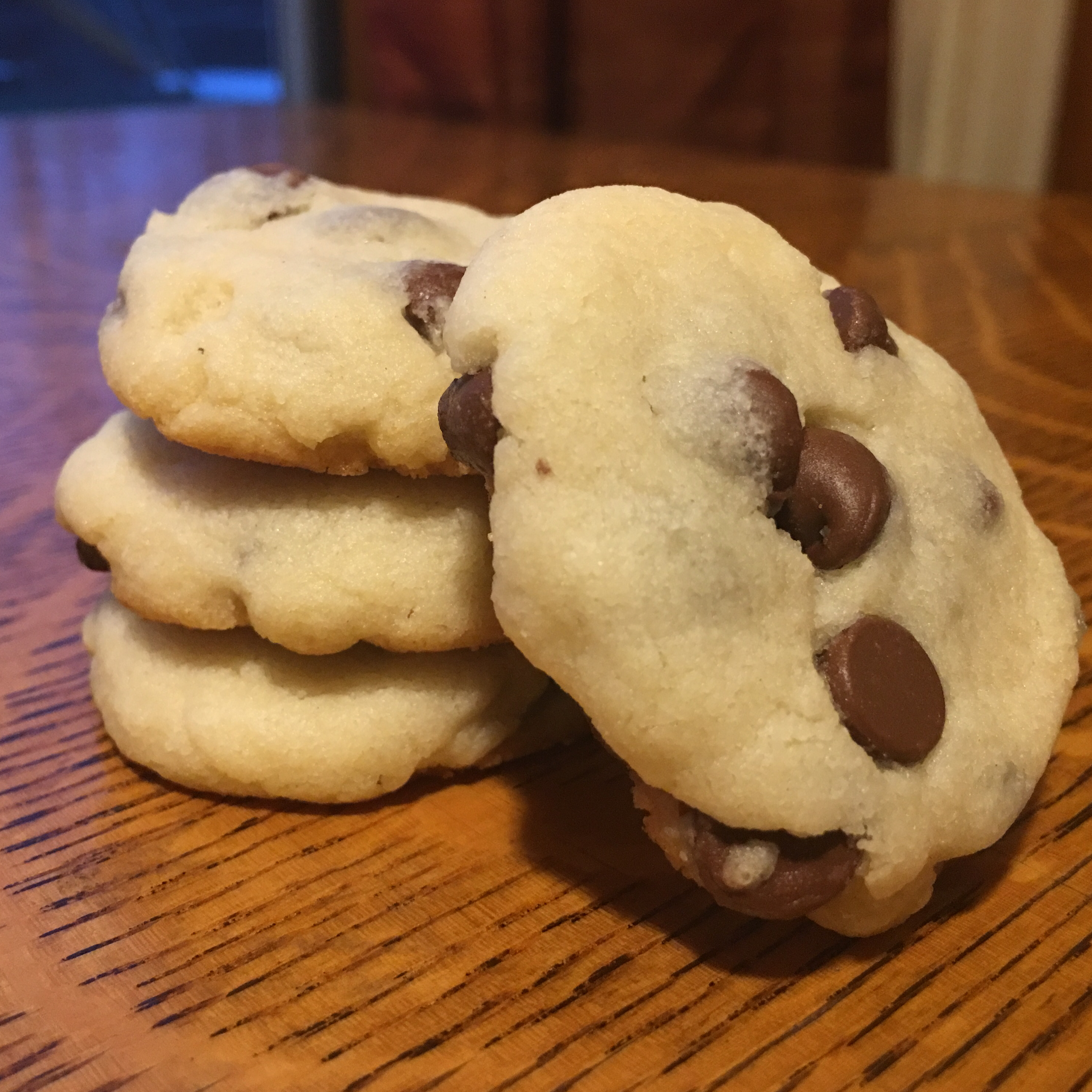 Tina's Shortbread Chocolate Chip Cookies 