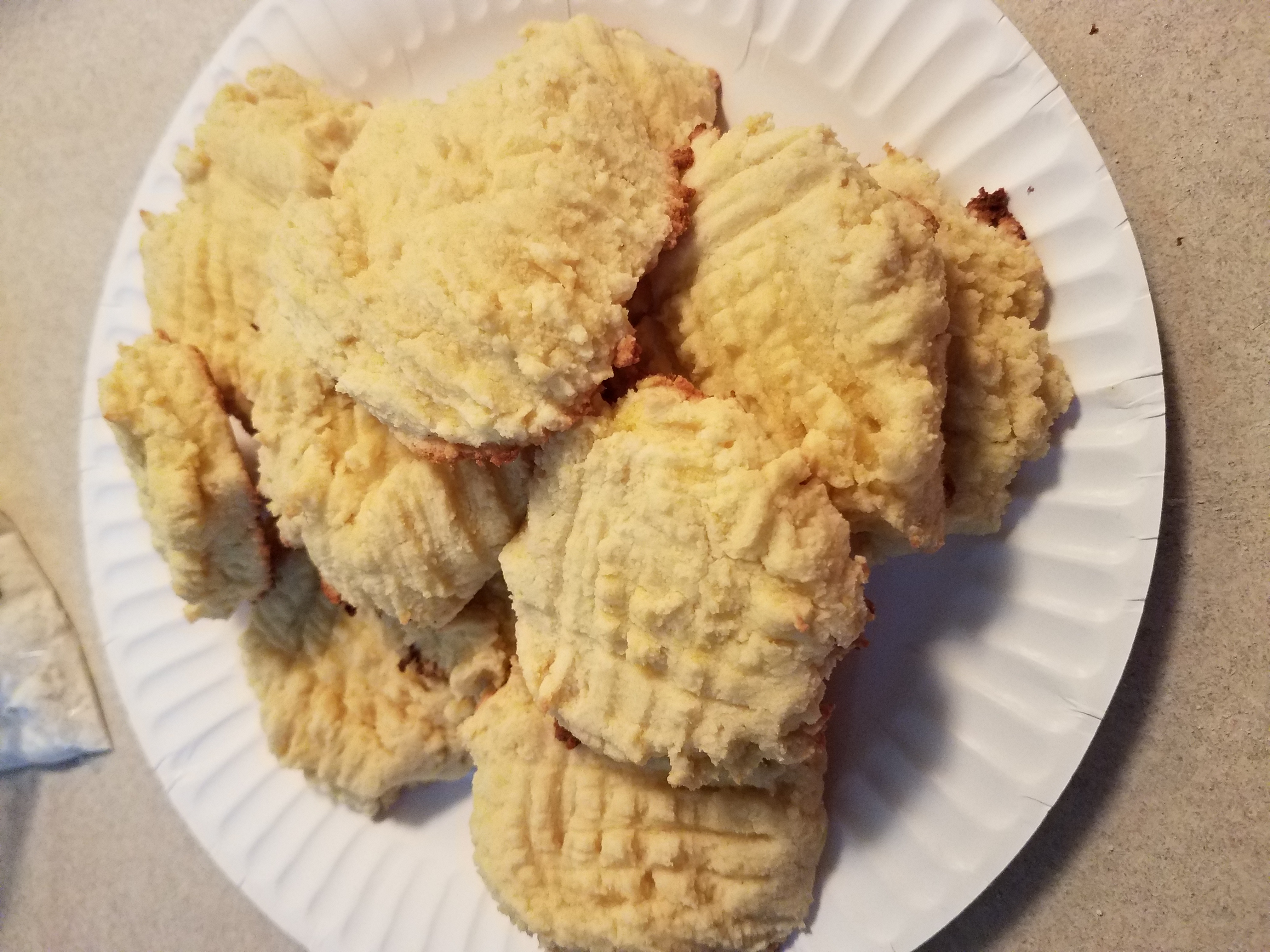 Gluten-Free Coconut Flour Shortbread Cookies 