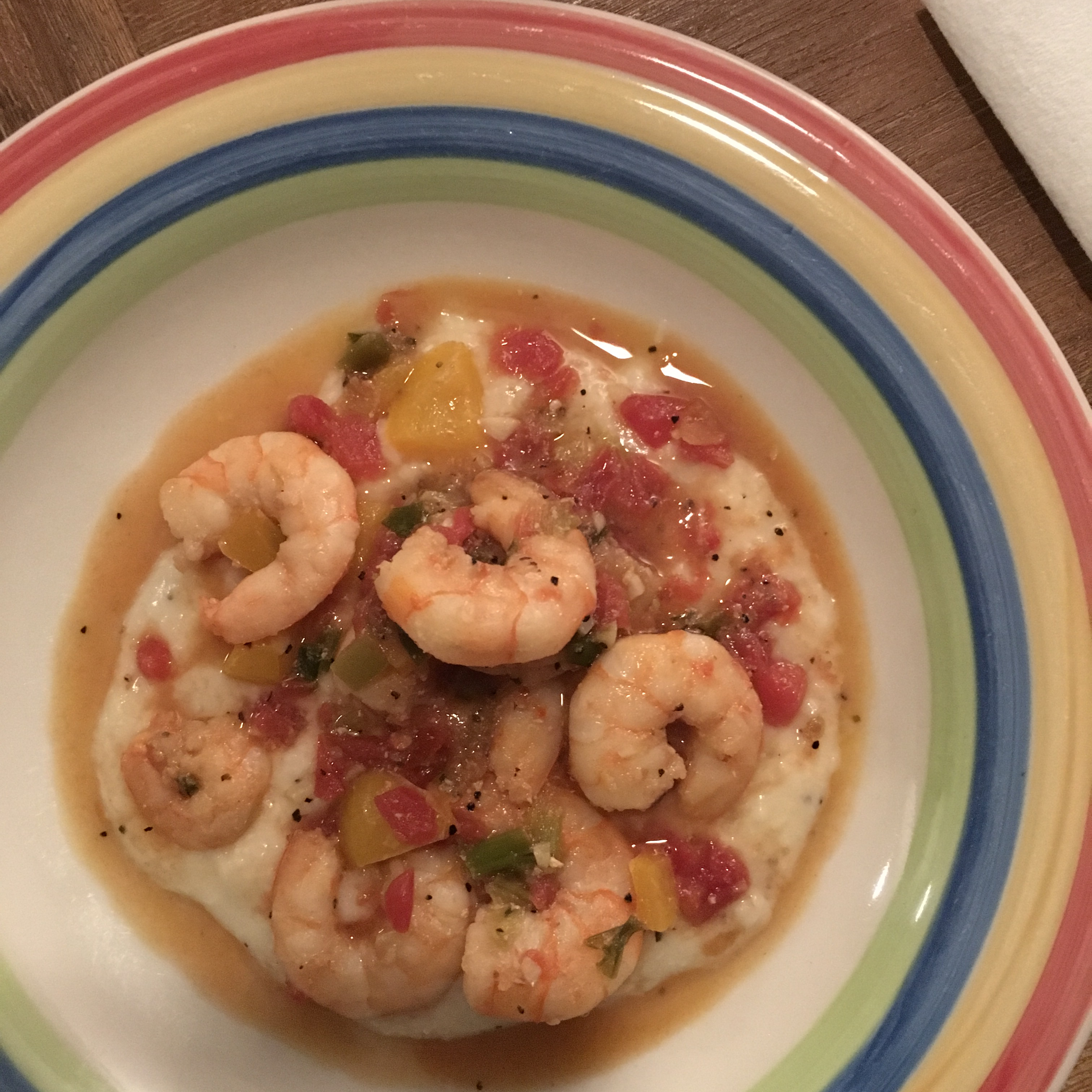 Spicy Shrimp and Grits 