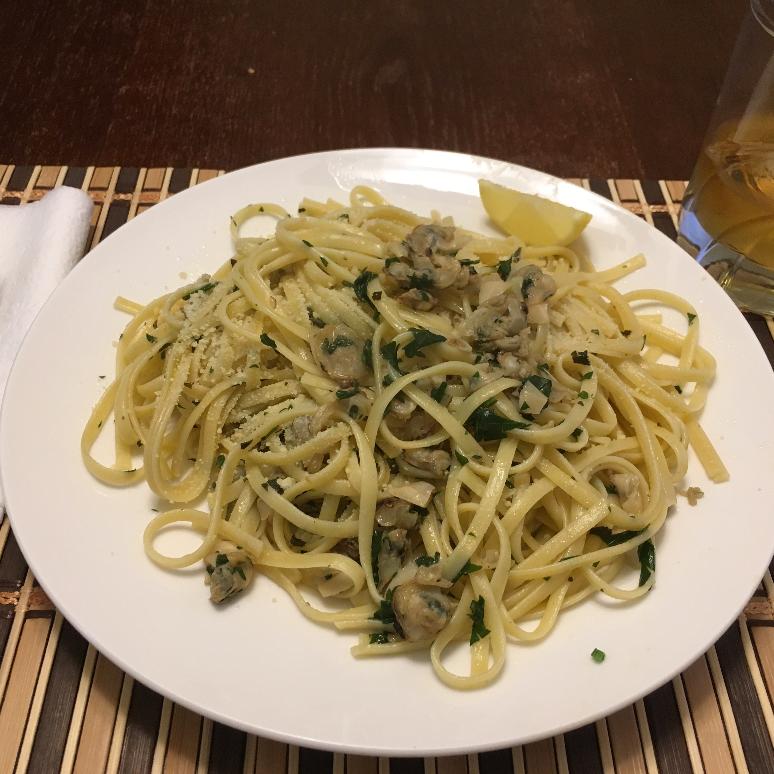 Linguine with White Clam Sauce II 