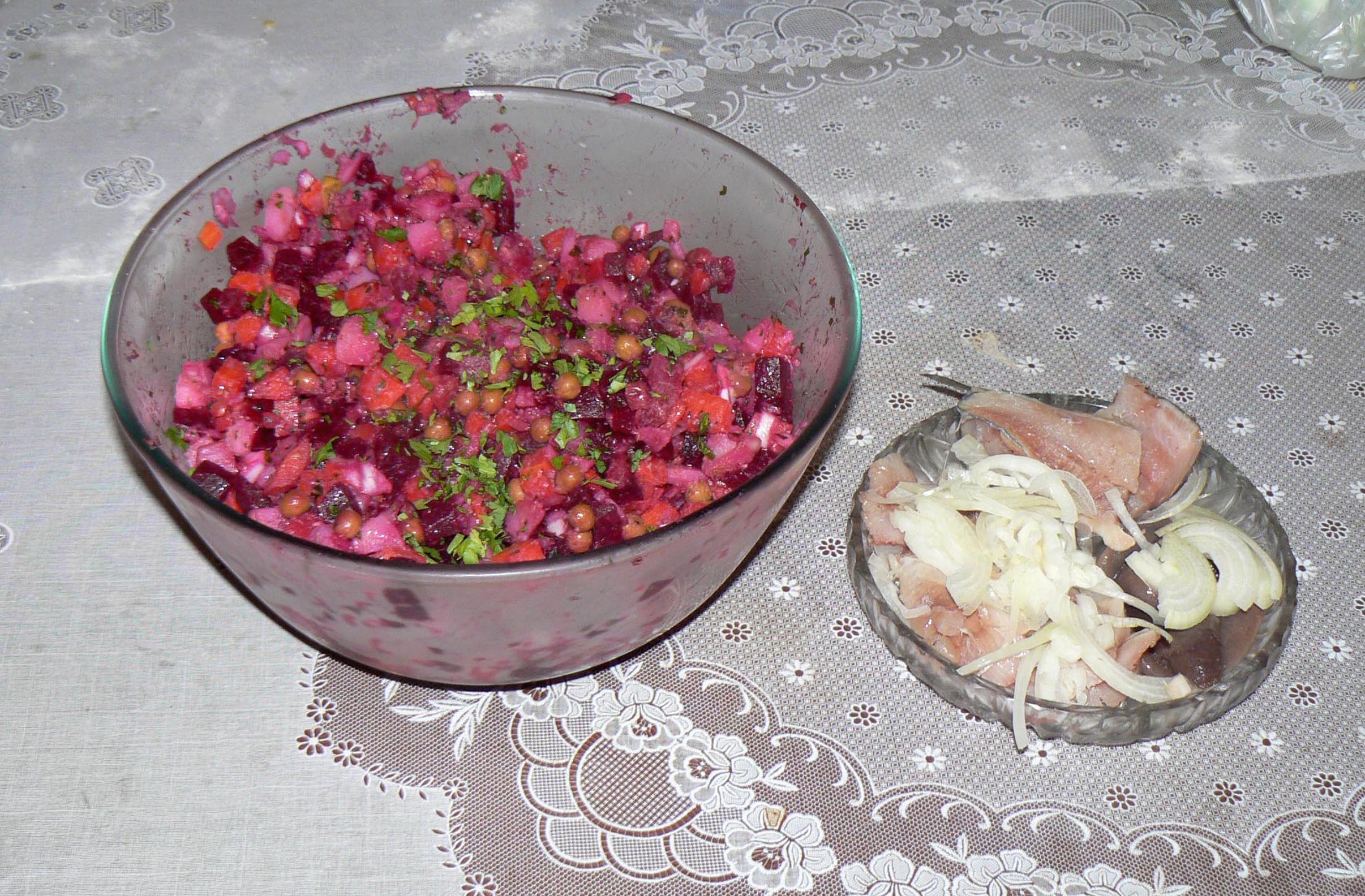 Ukrainian Salat Vinaigrette (Beet Salad) Theodore Utkin