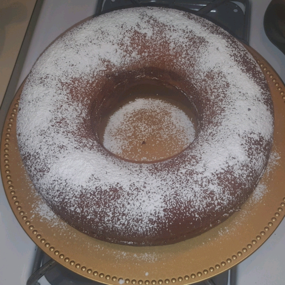 Jan's Dark Chocolate Swirl Pound Cake 