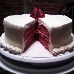 Strawberry Cake from Scratch 
