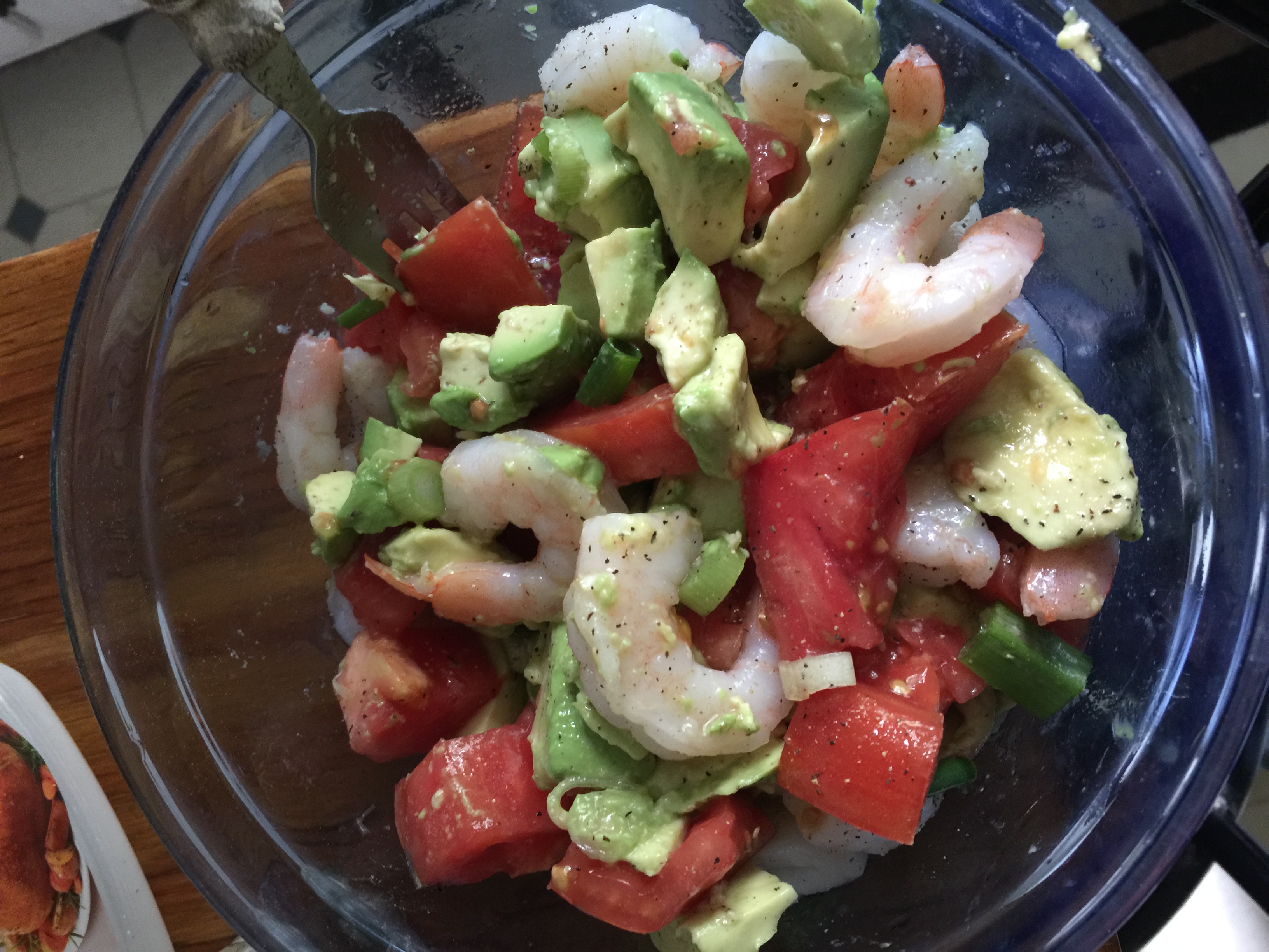 Avocado-Shrimp Salad 