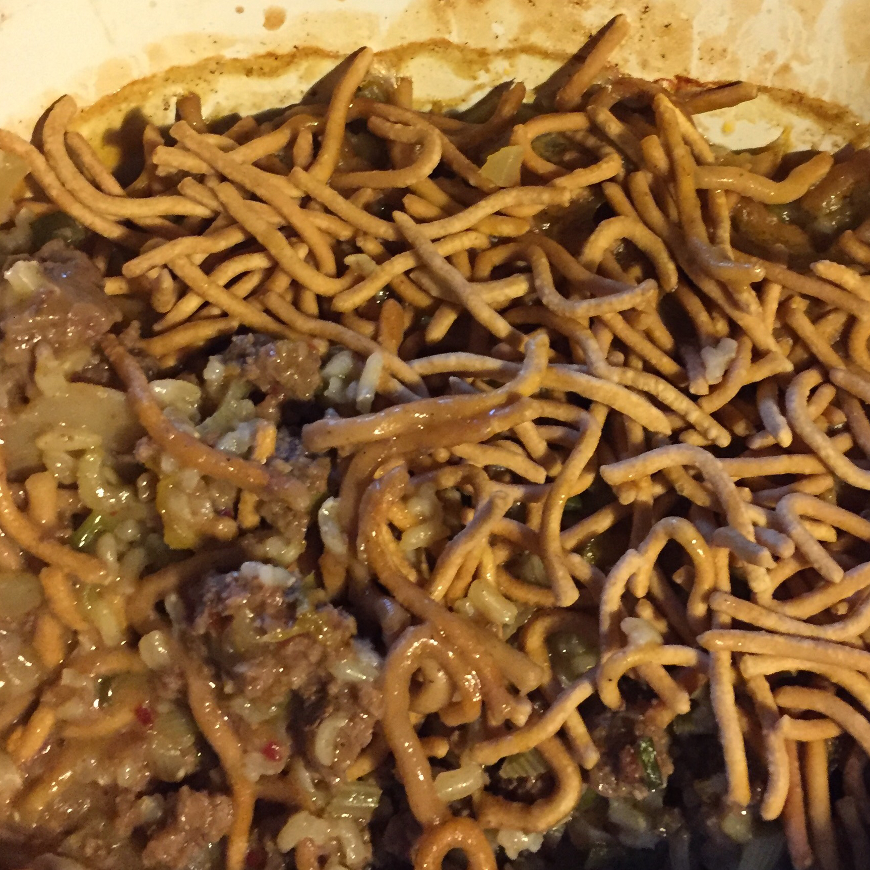 Chow Mein Noodle Casserole 