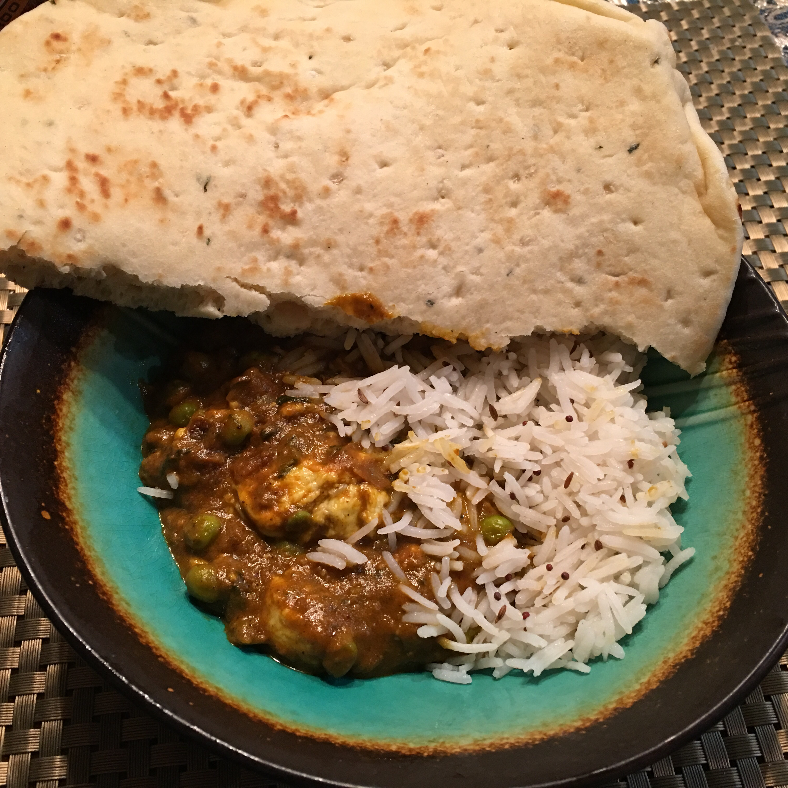Basic Indian Curry with Paneer 