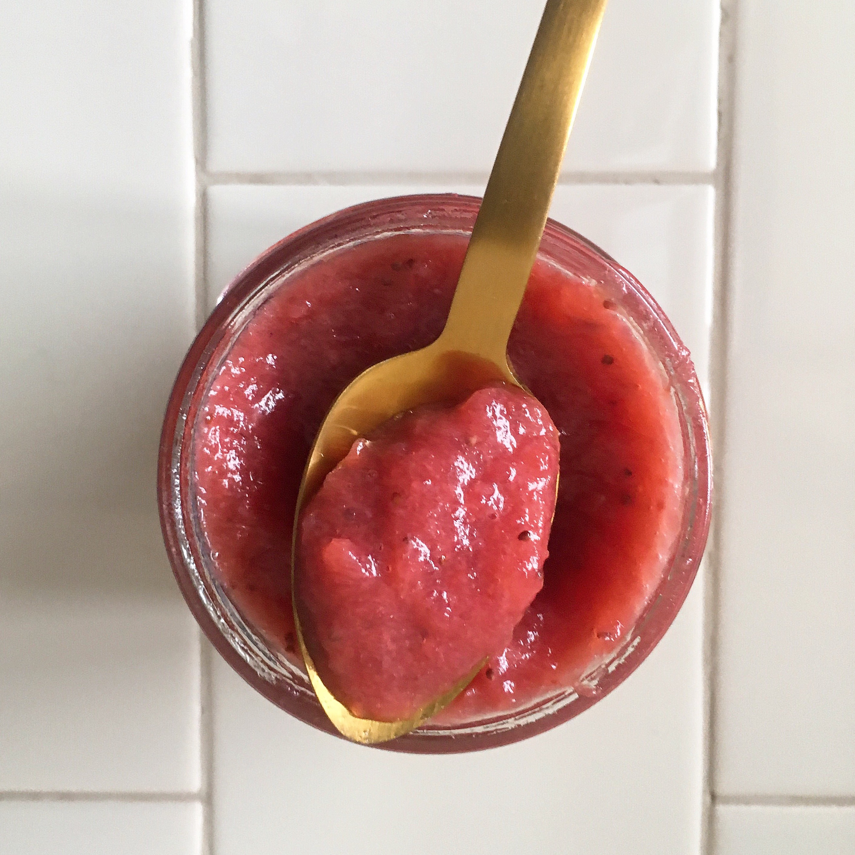  afire Strawberry Rhubarb Applesauce