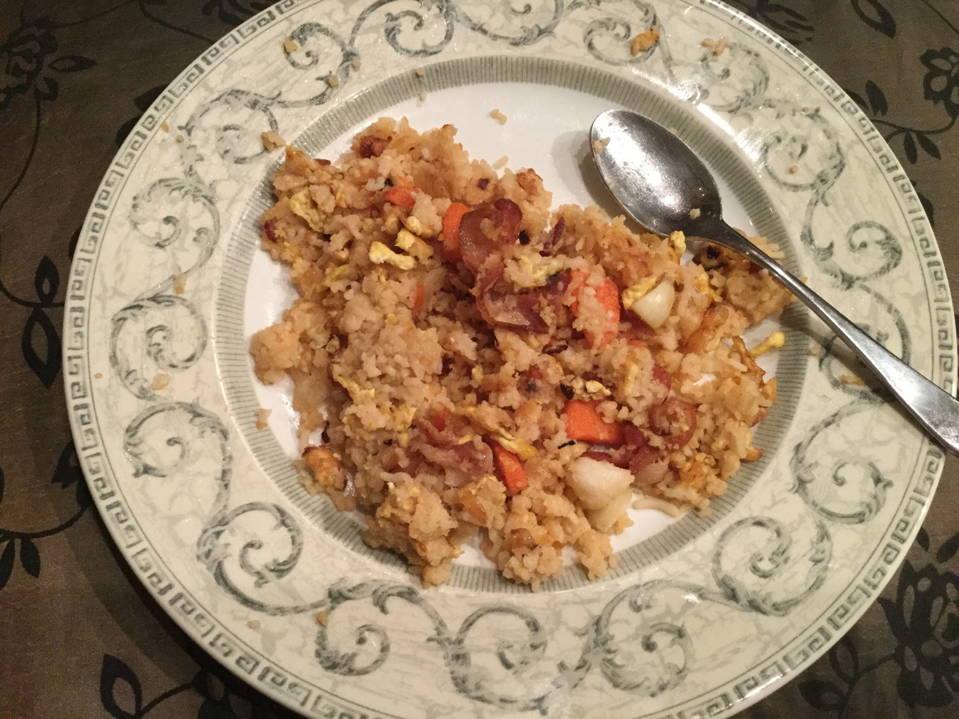 Easy Bacon Fried Rice 