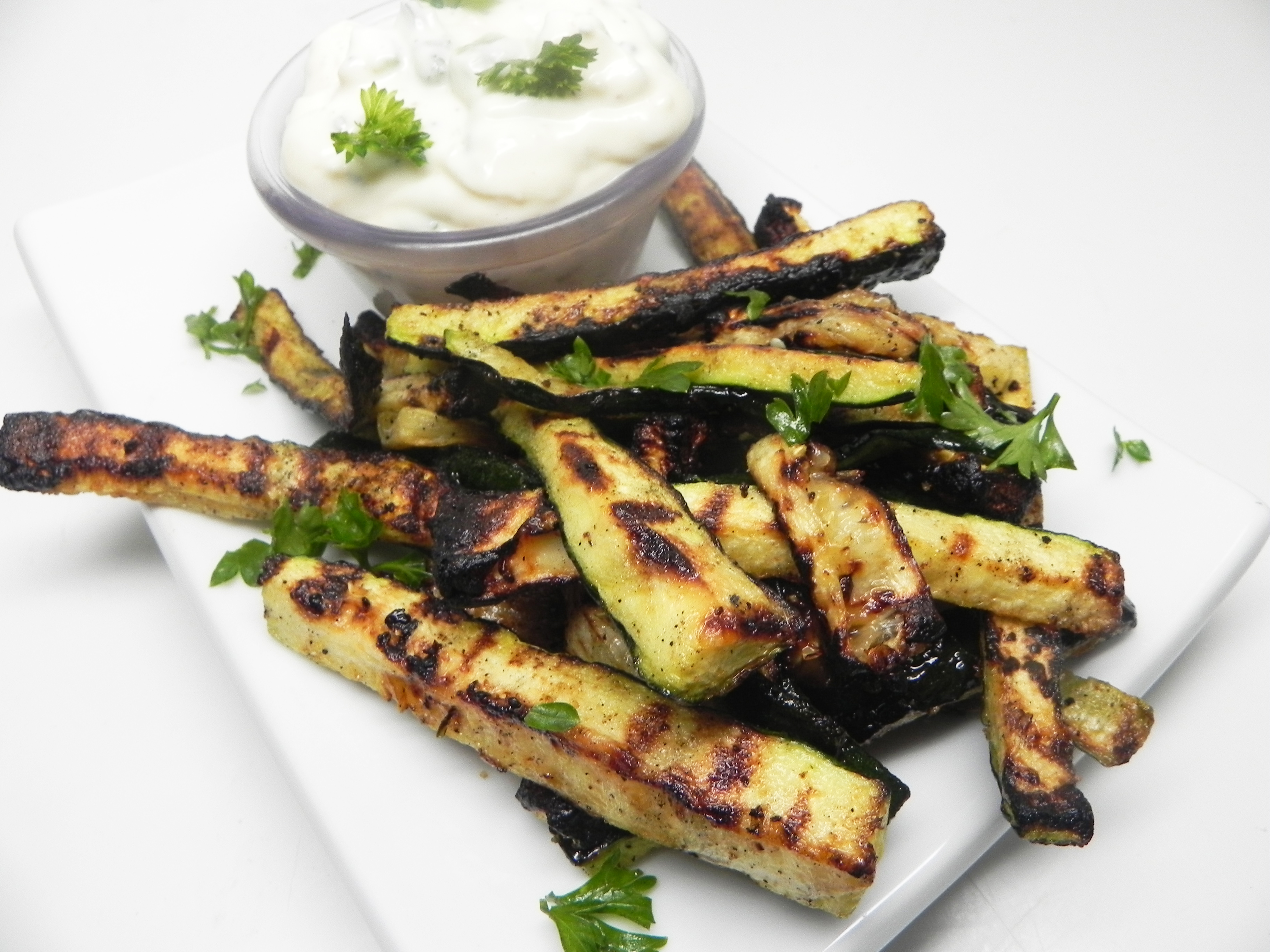 Grilled Zucchini Slices