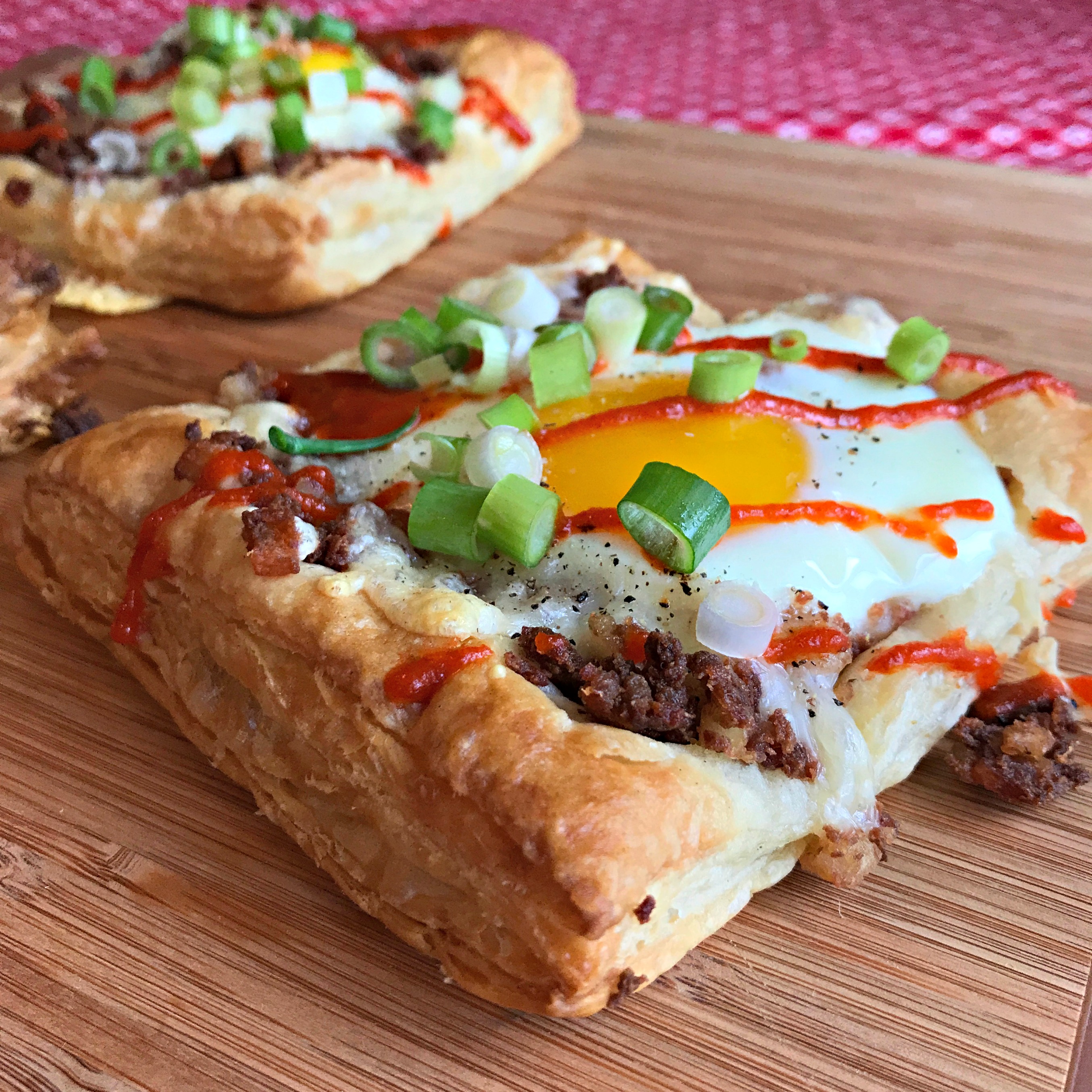 Corned Beef Hash & Egg Pastry Squares