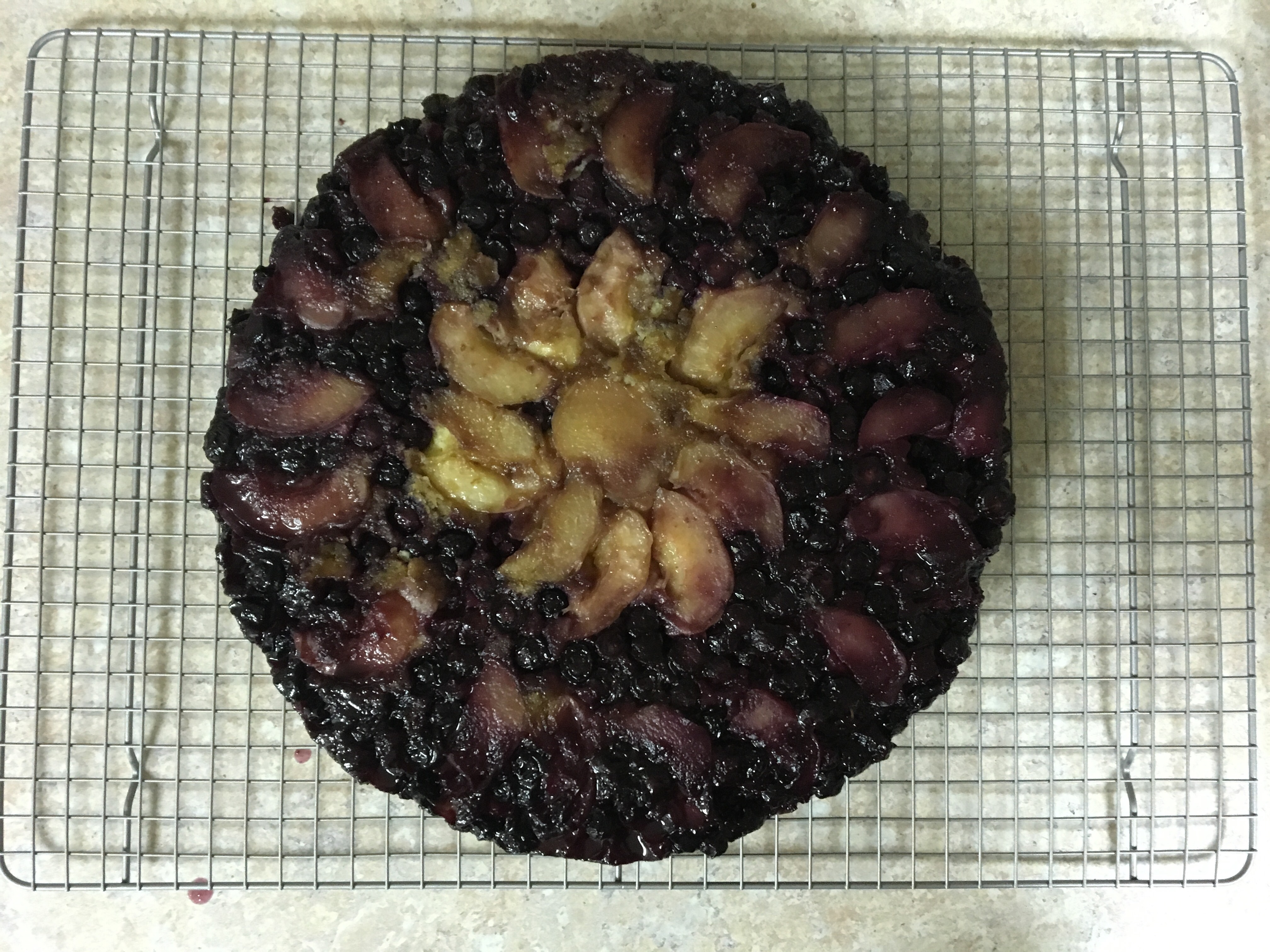 Nectarine Upside-Down Cake 