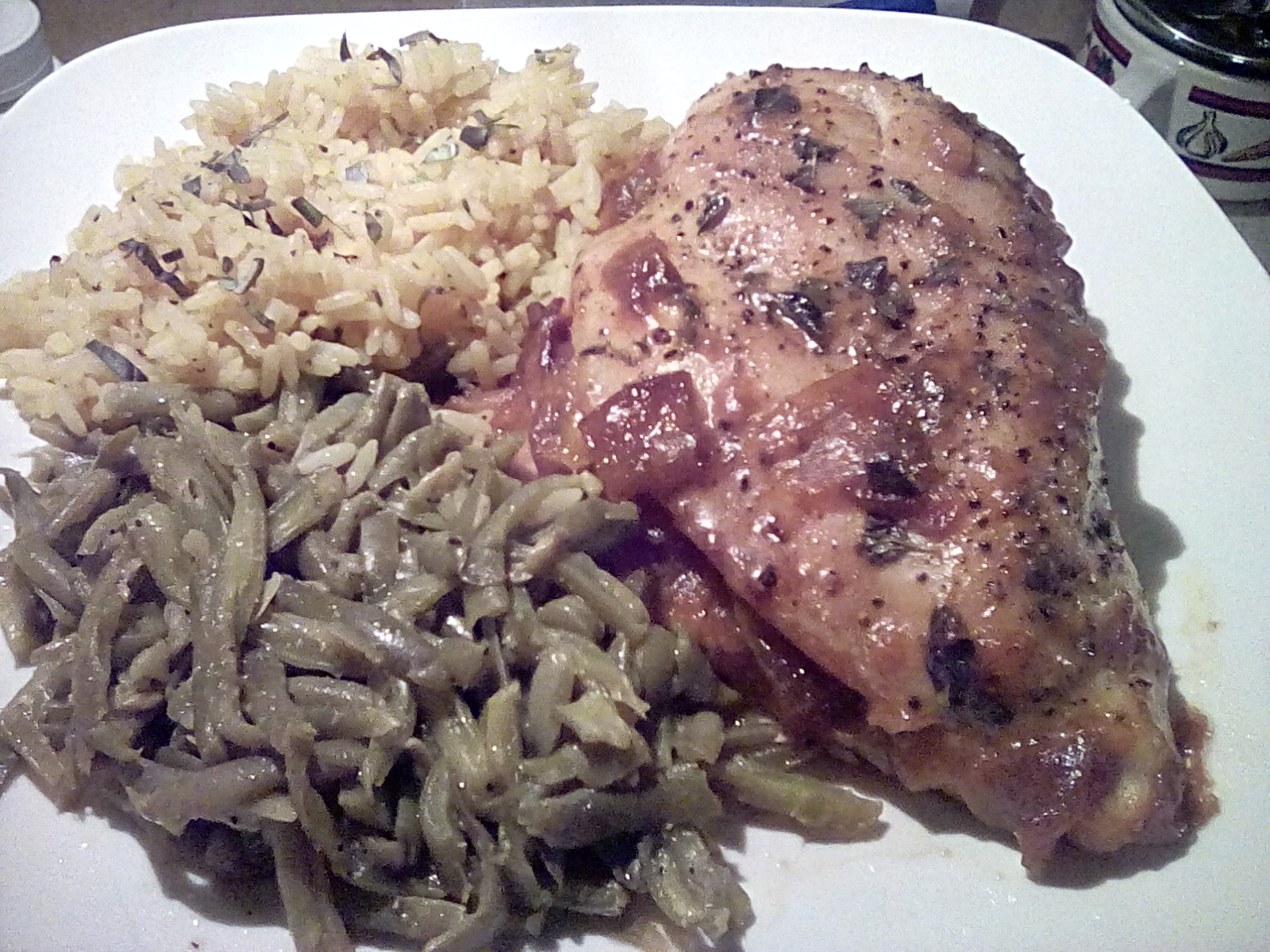Caramelized Onion and Gouda Stuffed Chicken 