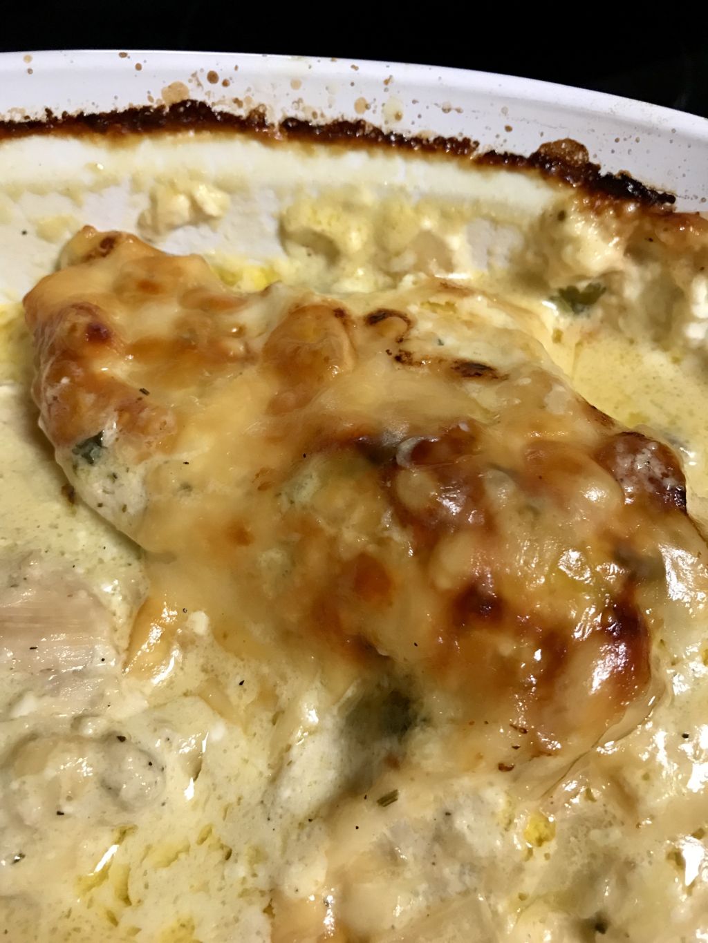 Creamy Baked Chicken and Mushrooms