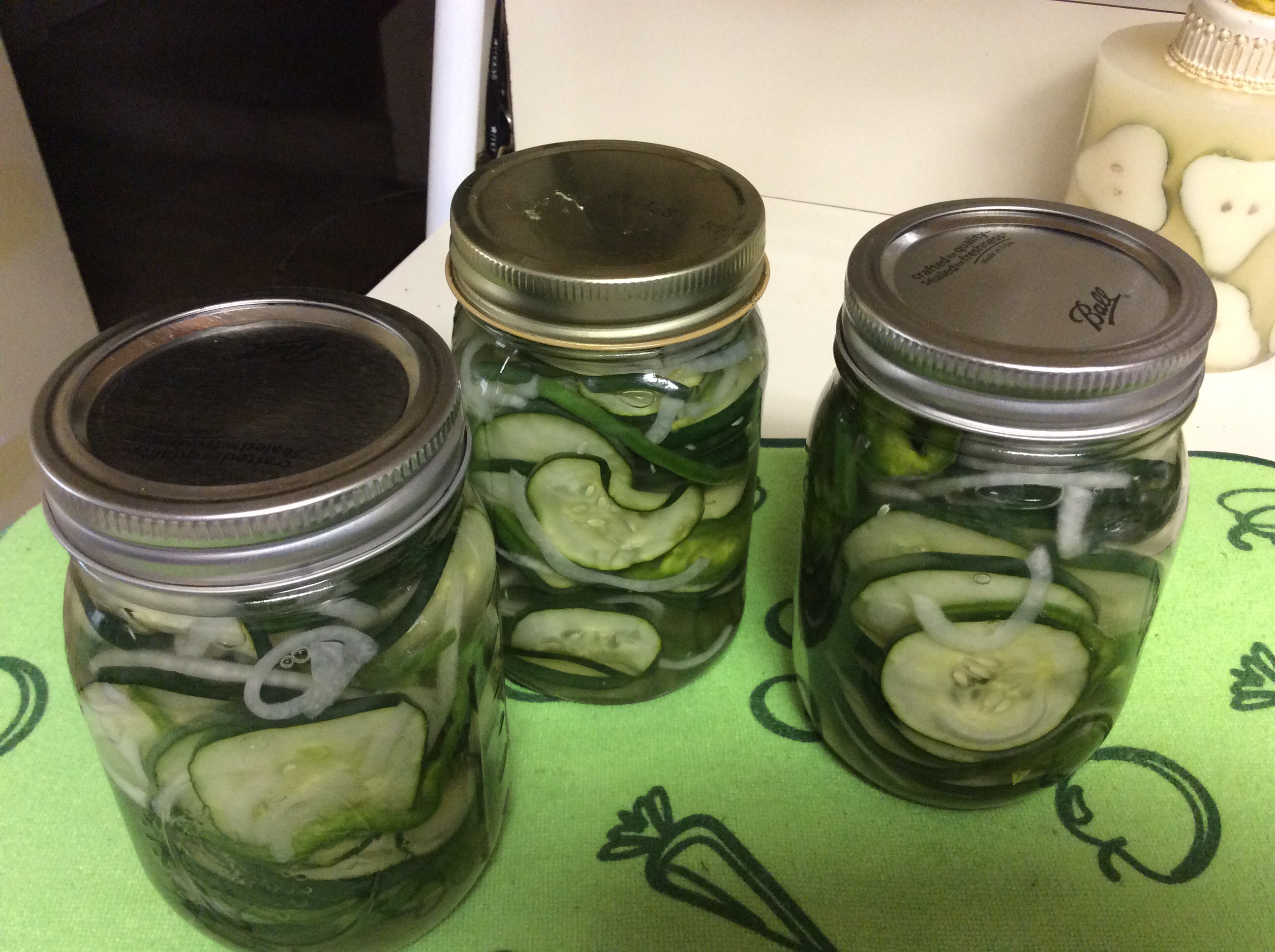 Homemade Refrigerator Pickles 