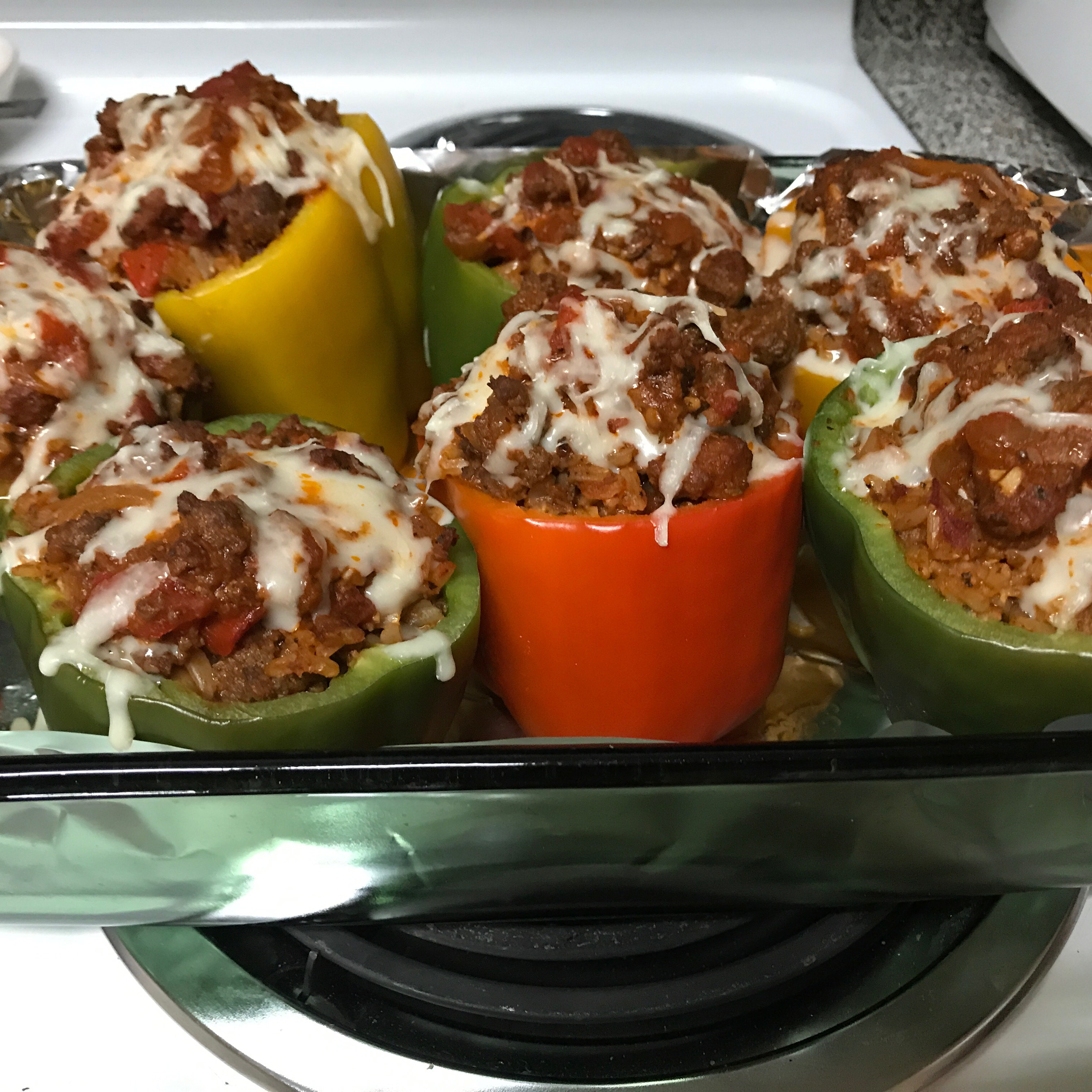 Healthier Stuffed Peppers 