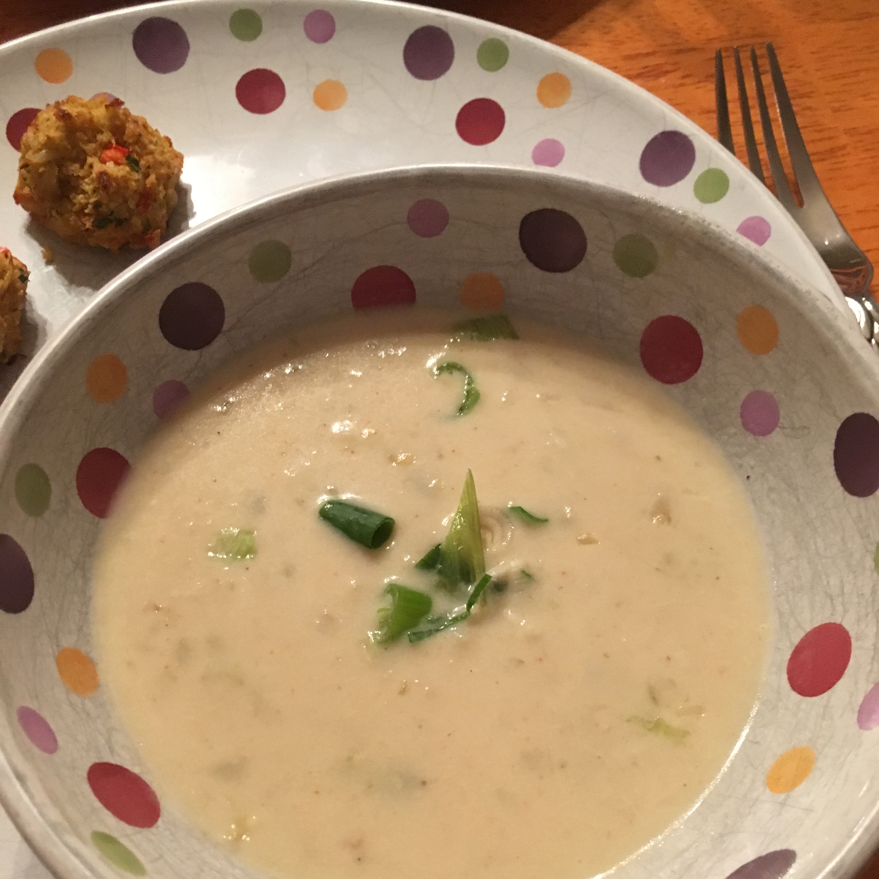 Corn and Crab Bisque 