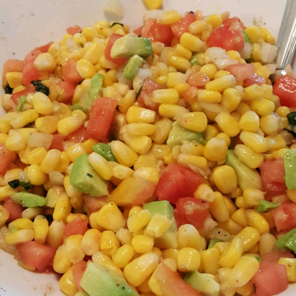 Corn Salad with Lime Vinaigrette 