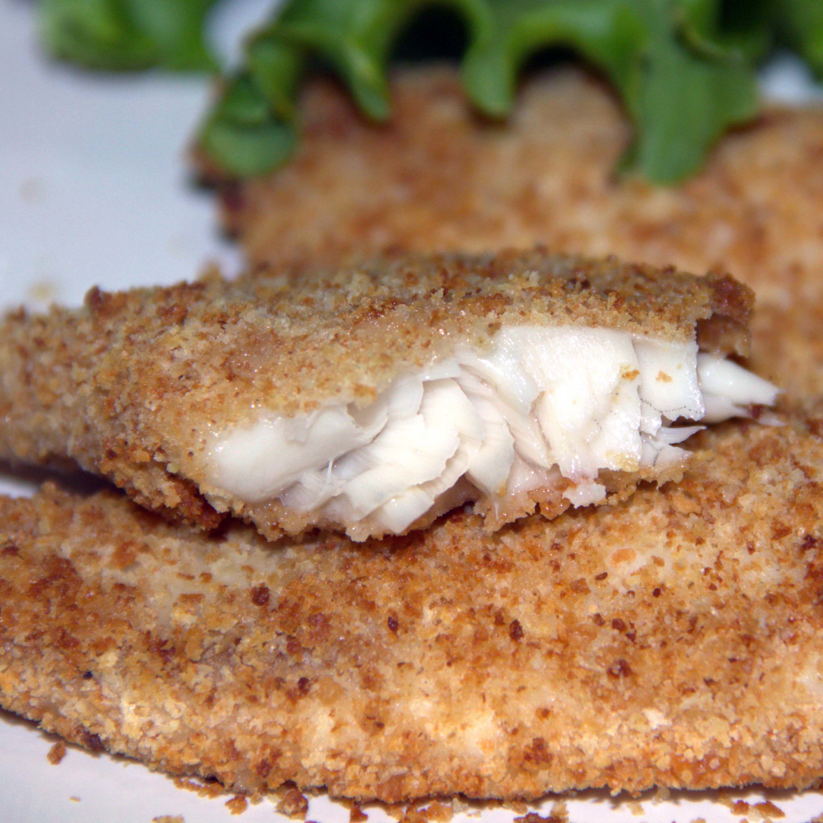 "Crumbed fish is one of my favorite fried items, and this air-fried version of the recipe gives me great flavor without the fat," says Launa.
                          