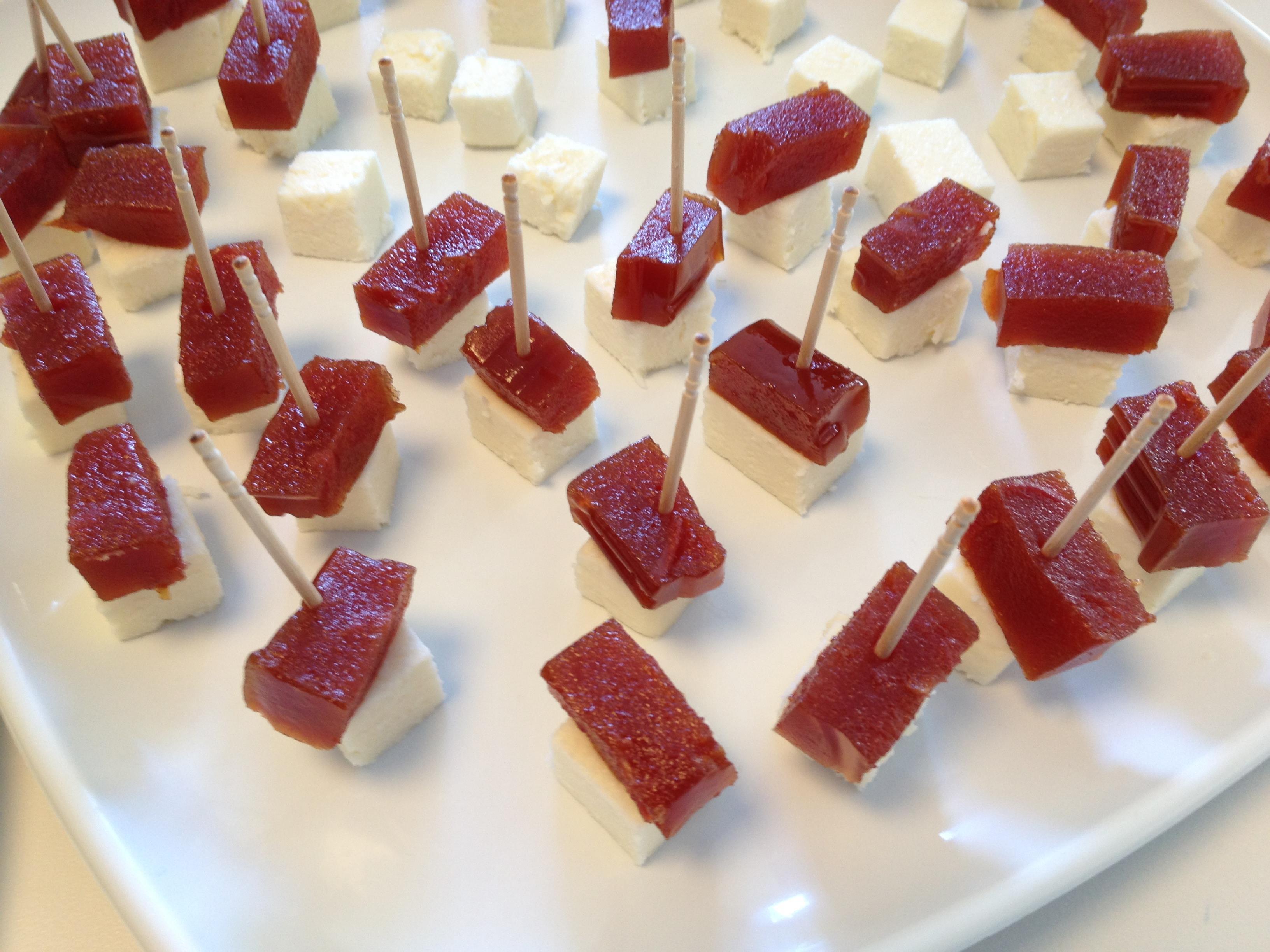 Quince Paste and Cheese Appetizer 
