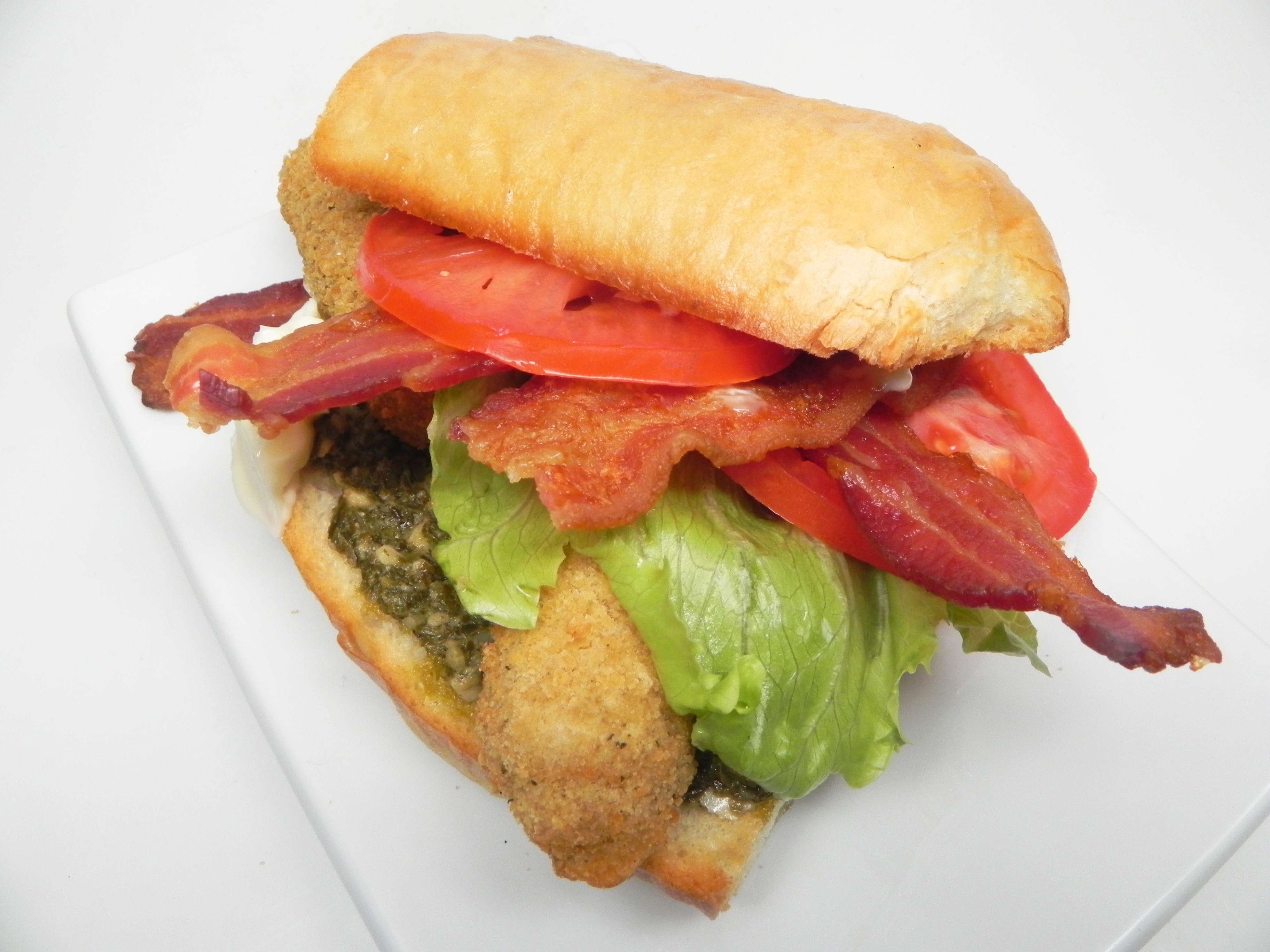 <p>Turns out, you can make a BLT better! Adding crispy baked mozzarella sticks to the classic bacon, lettuce, and tomato combo takes the BLT to dazzling, delicious new heights. "I had a ton of mozzarella sticks and needed to find a use for them. A BLT panini seemed a good place to insert them," says Lisa Mayer Kaelblein.</p>
                          