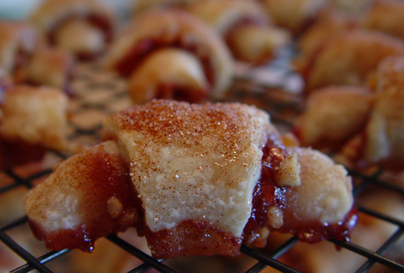 Raspberry and Apricot Rugelach