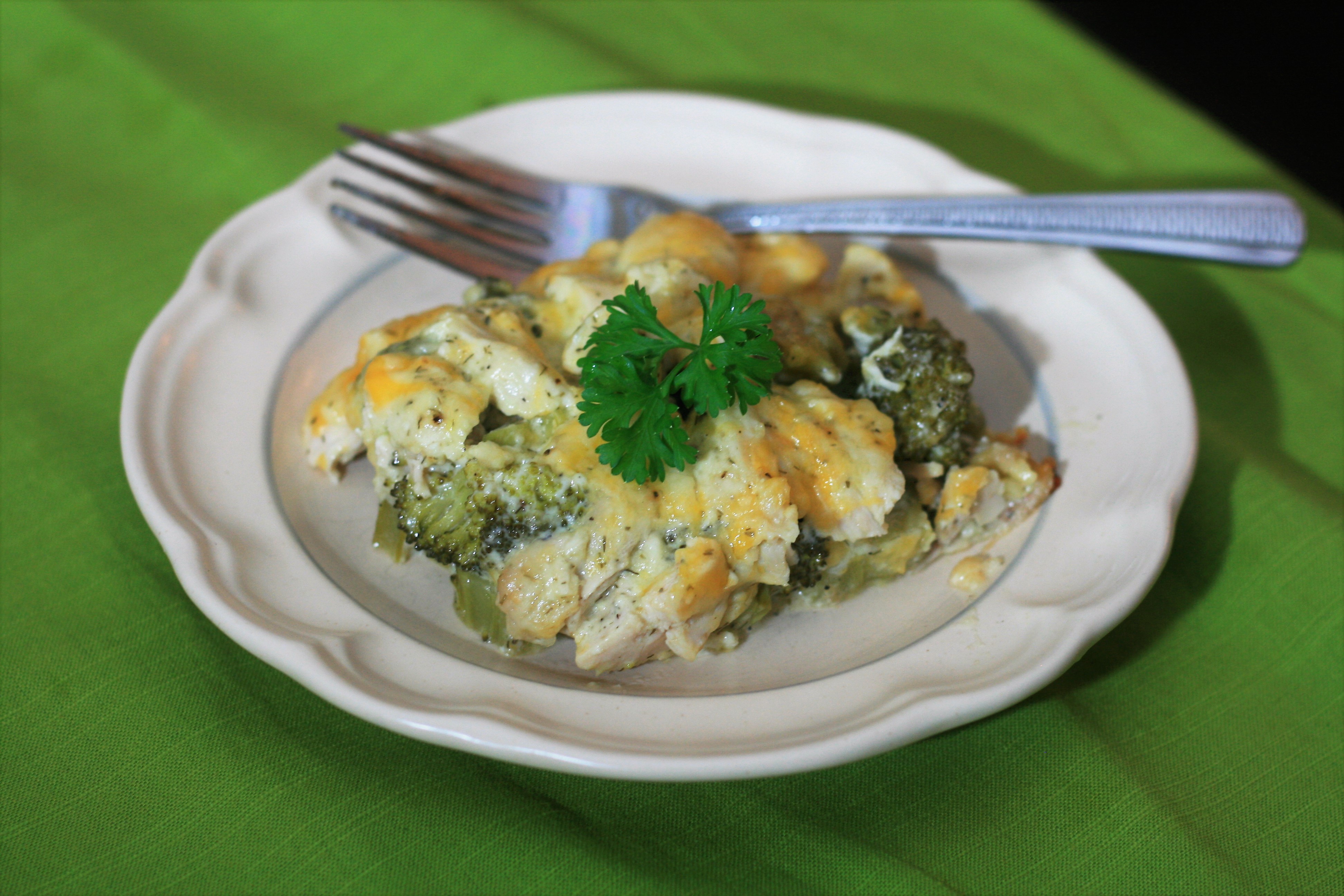 Cheesy Broccoli and Chicken Casserole