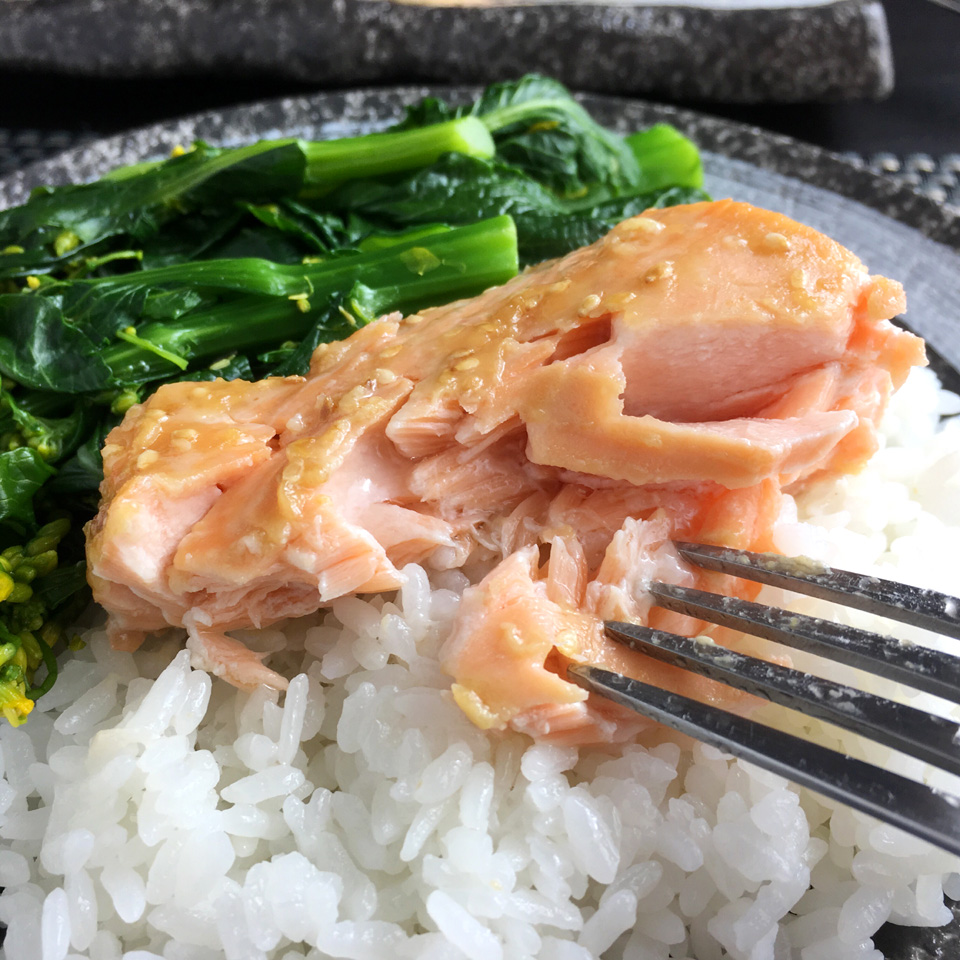 Broiled Miso Salmon Fillets