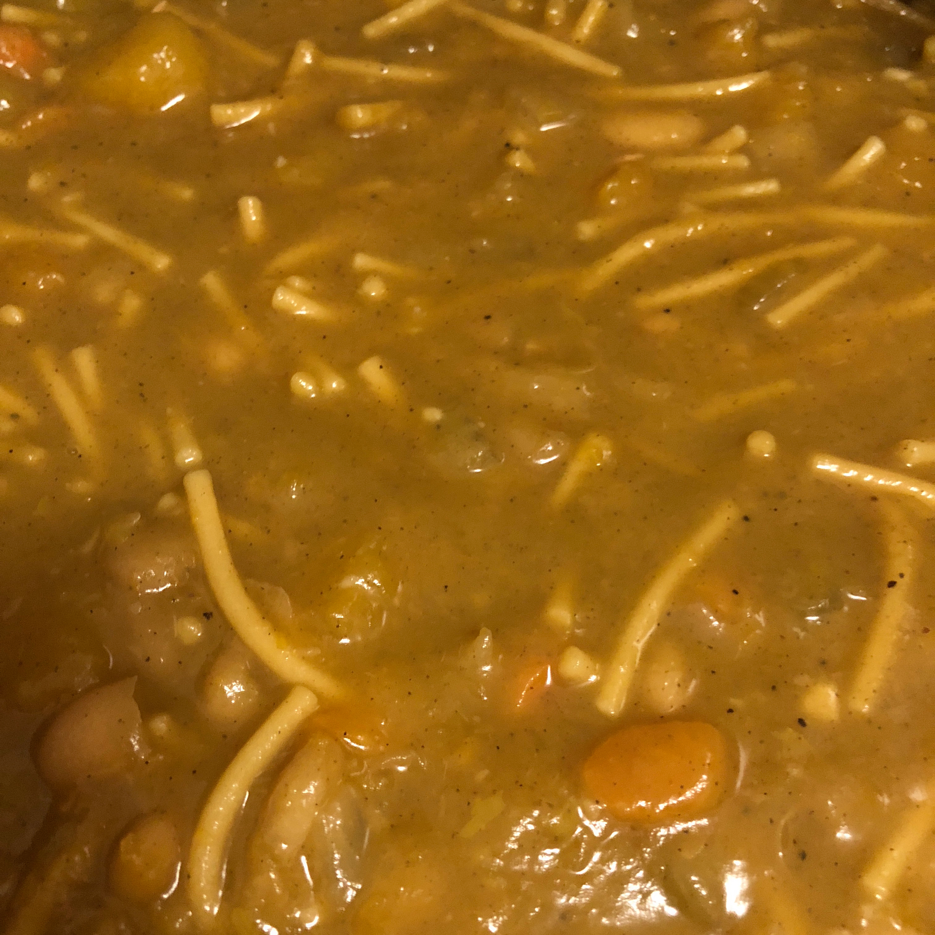 Bean and Butternut Squash Soup 