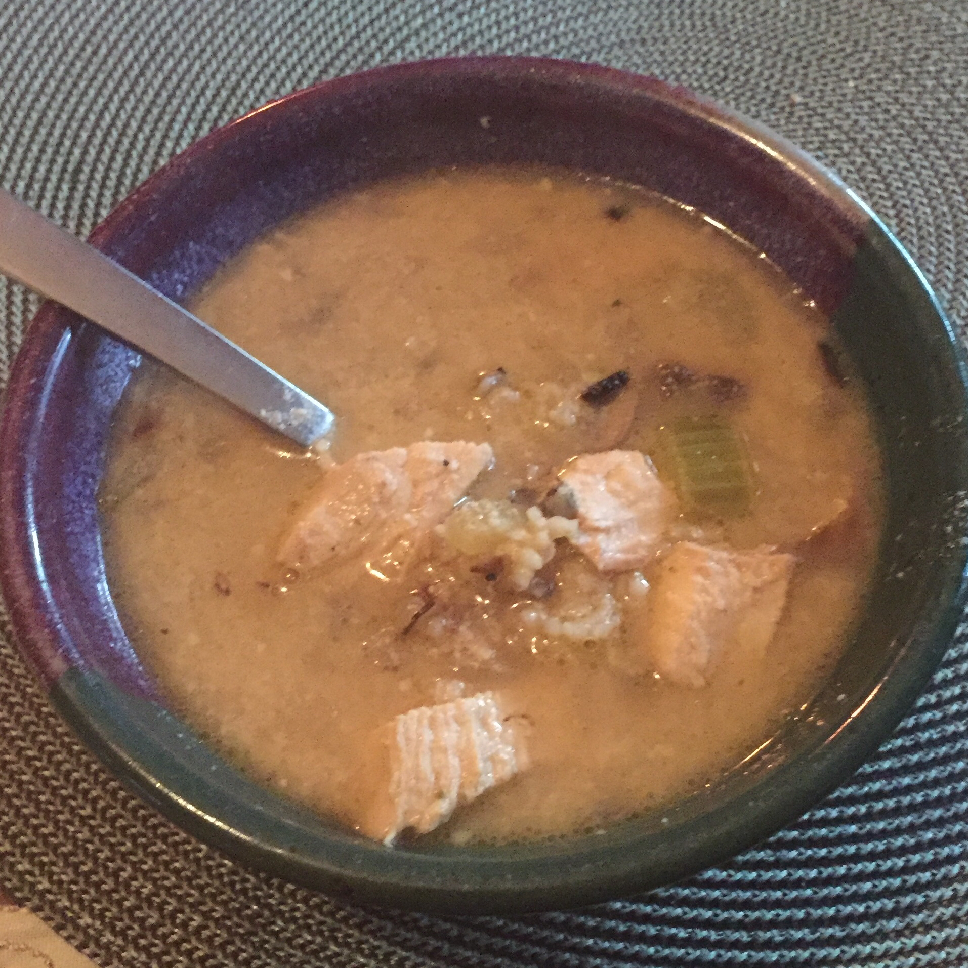 Cream of Chicken with Wild Rice Soup 