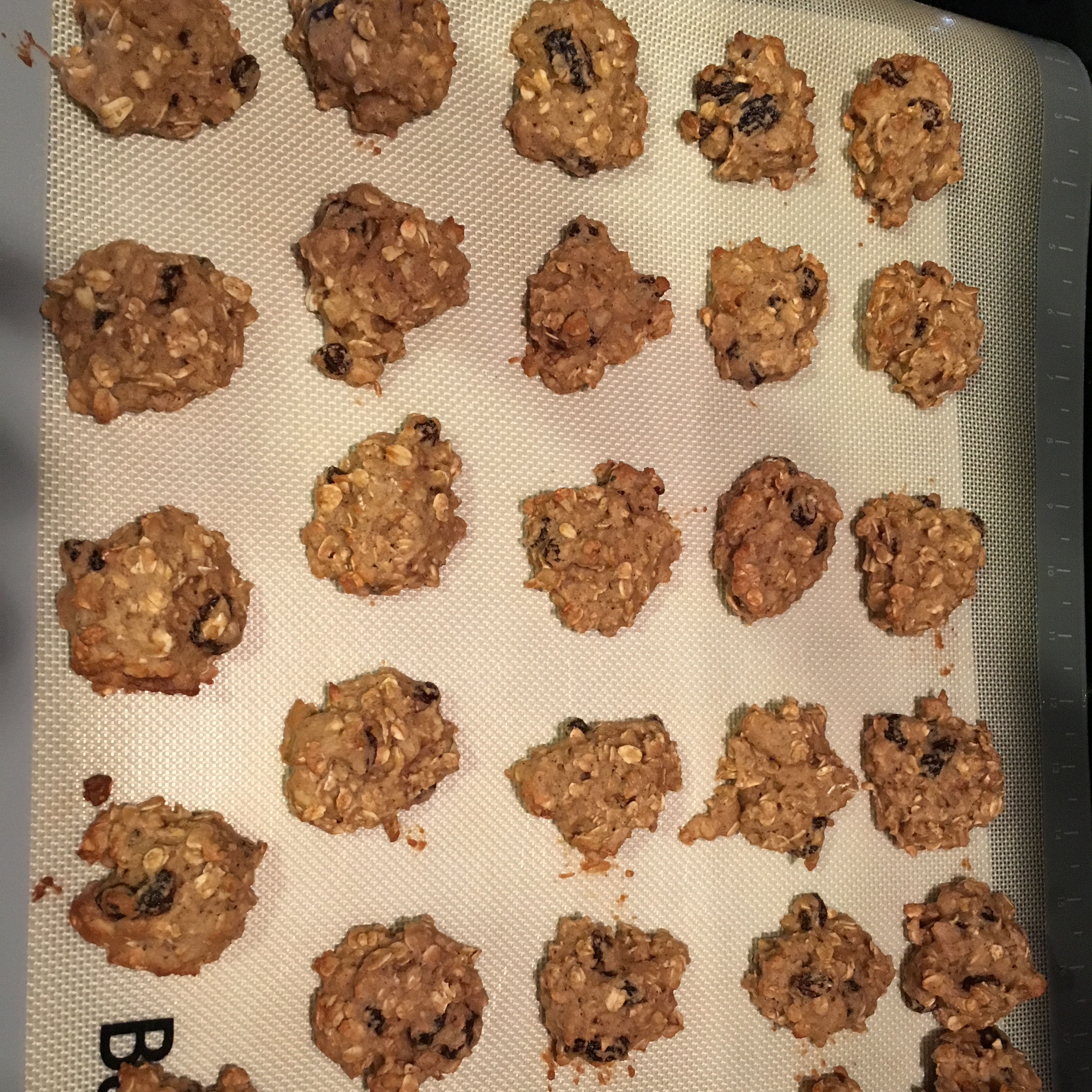 Egg-Free Low-Fat Oatmeal Cookies 