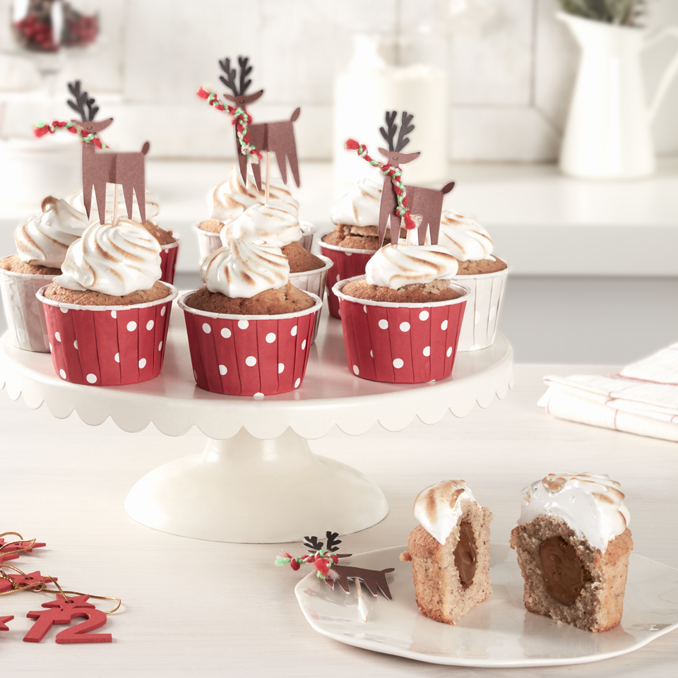 Hazelnut Cupcakes with Nutella&reg; hazelnut spread 