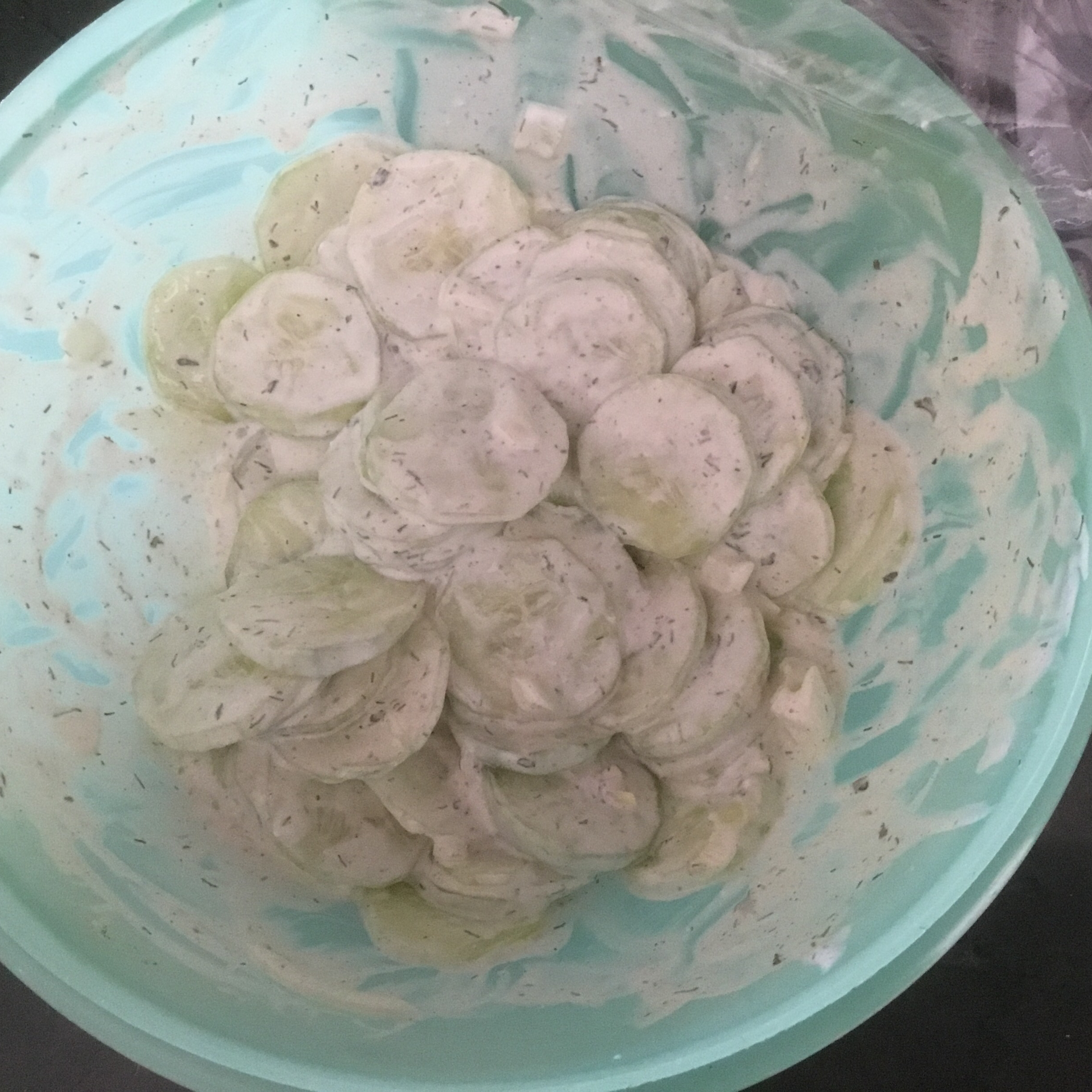 Gurkensalat (German Cucumber Salad) 