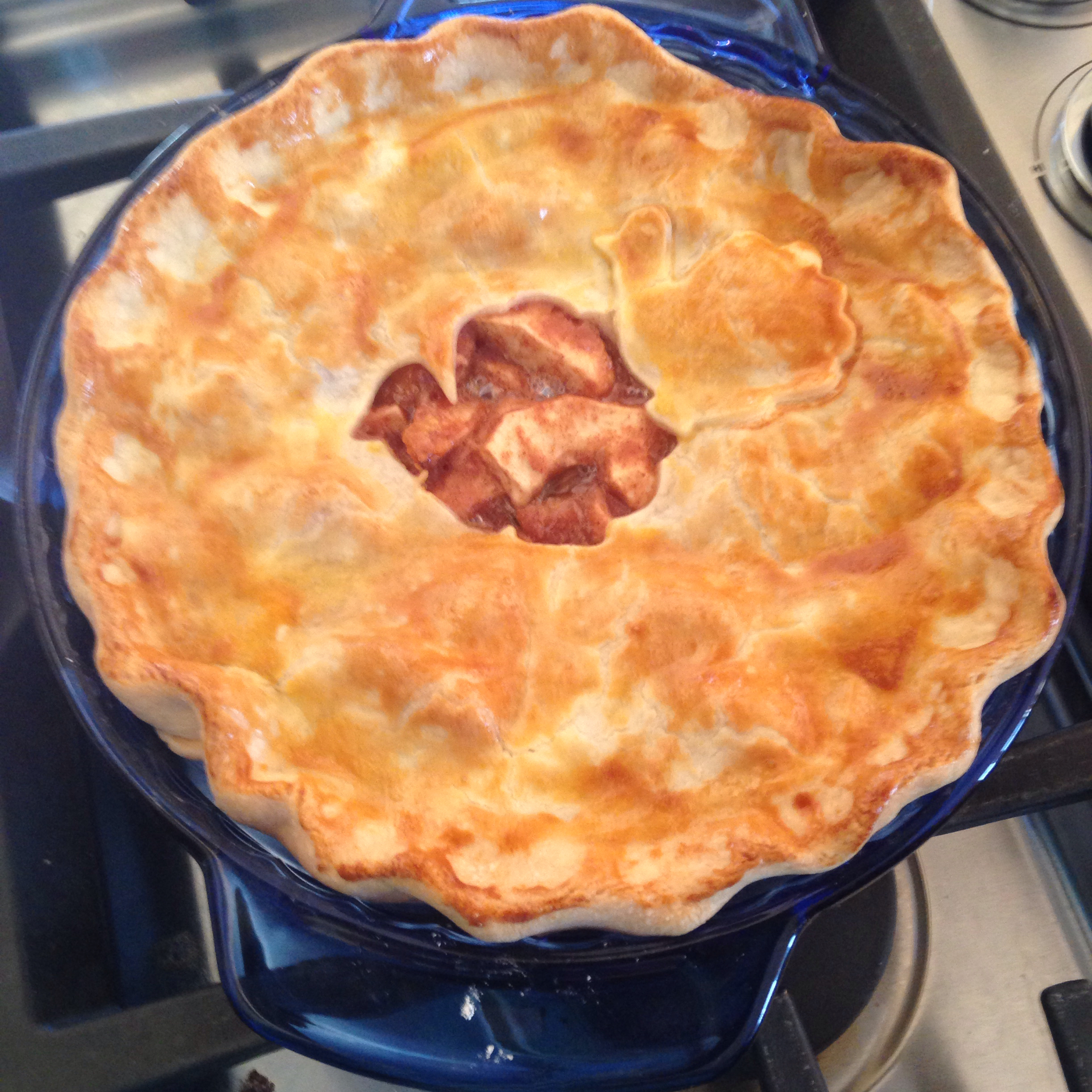 Autumn Apple and Pear Lattice Pie 