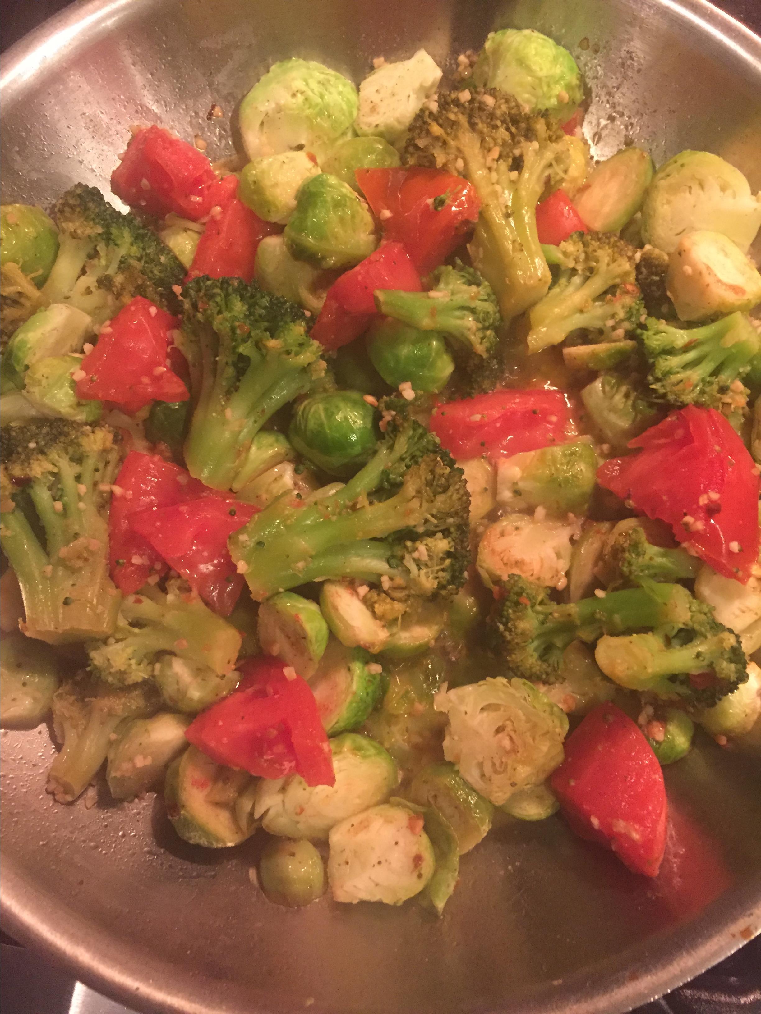 Broccoli and Brussels Sprout Delight 