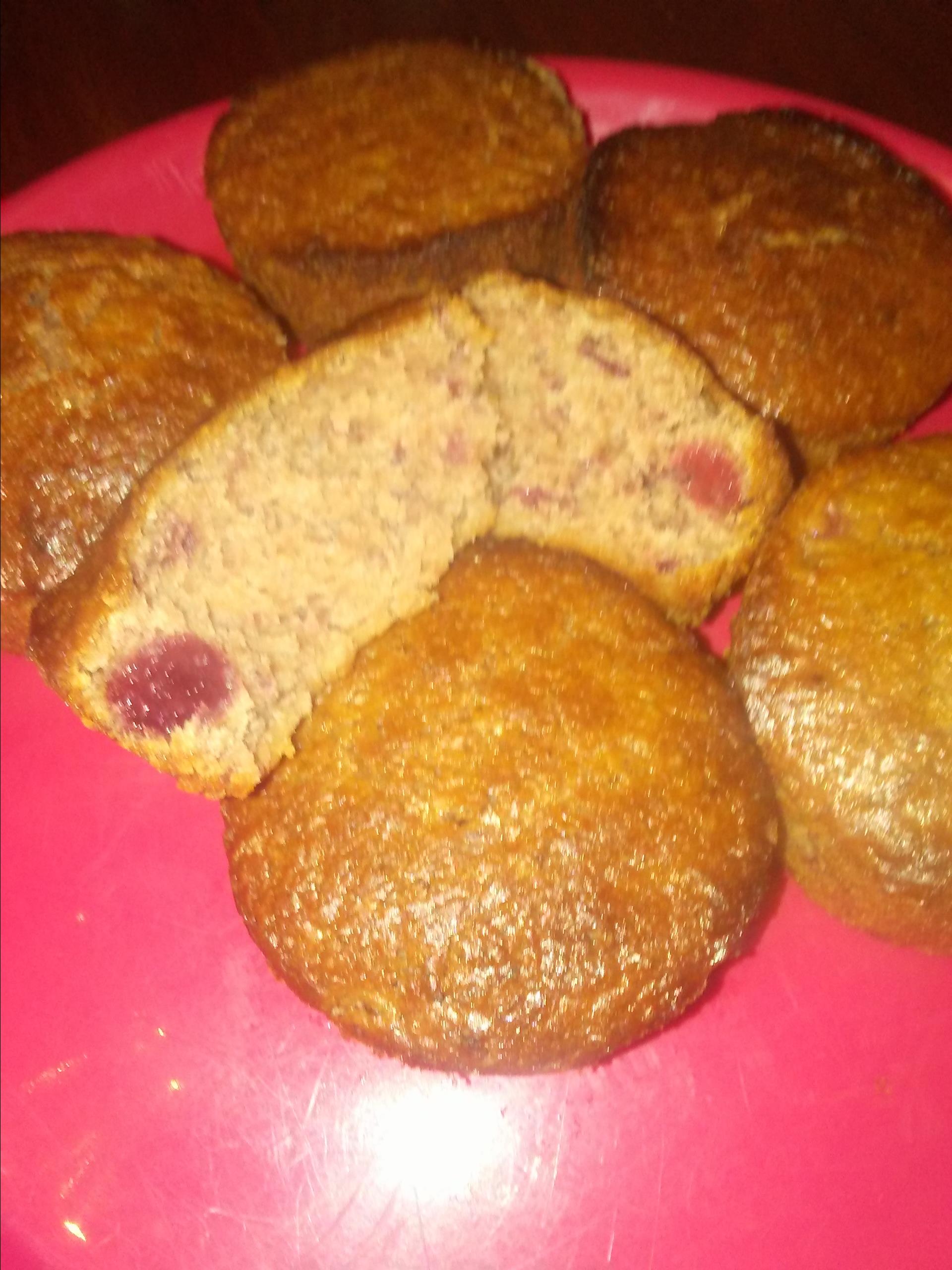 Cranberry Sauce Muffins 