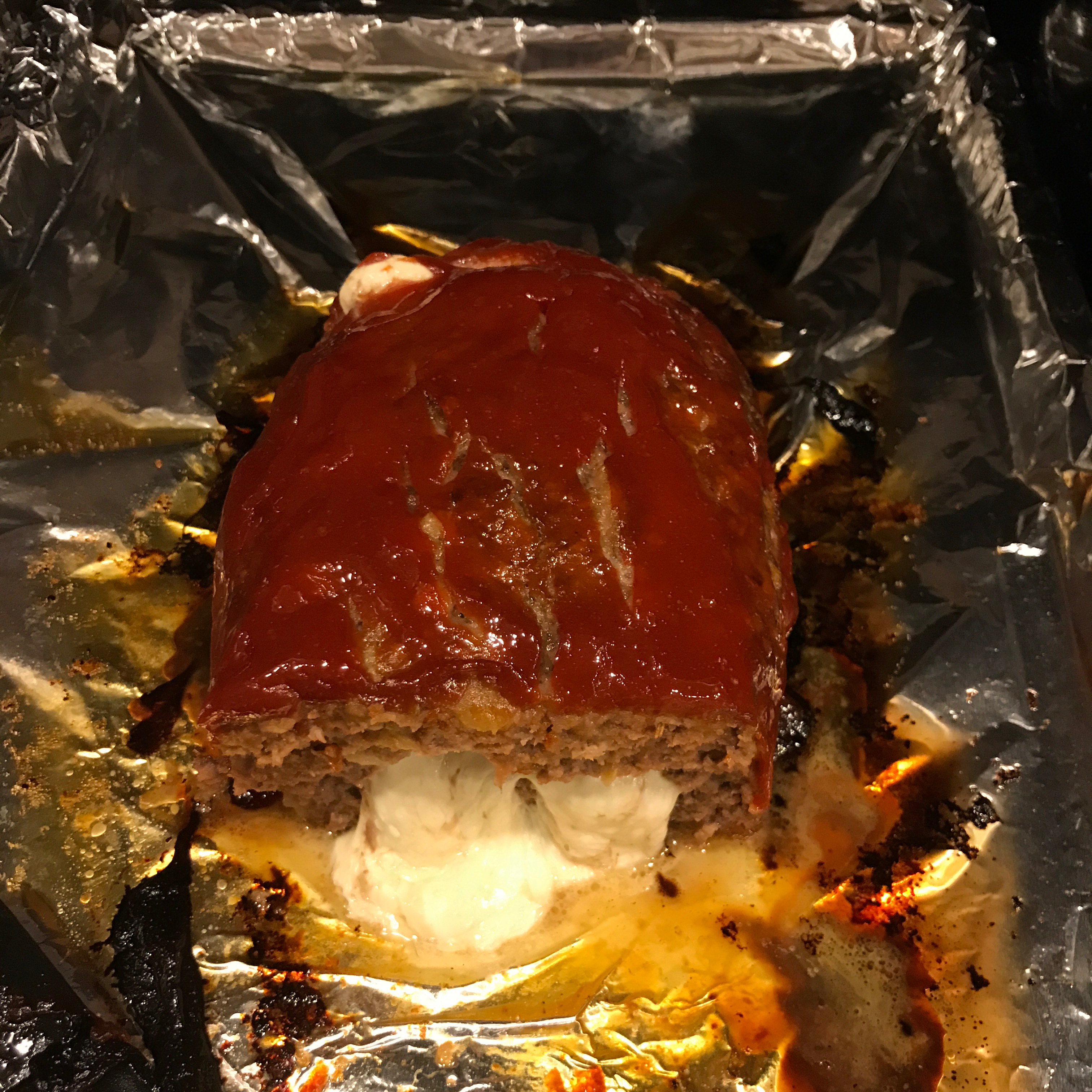 Cheesy Meatloaf 