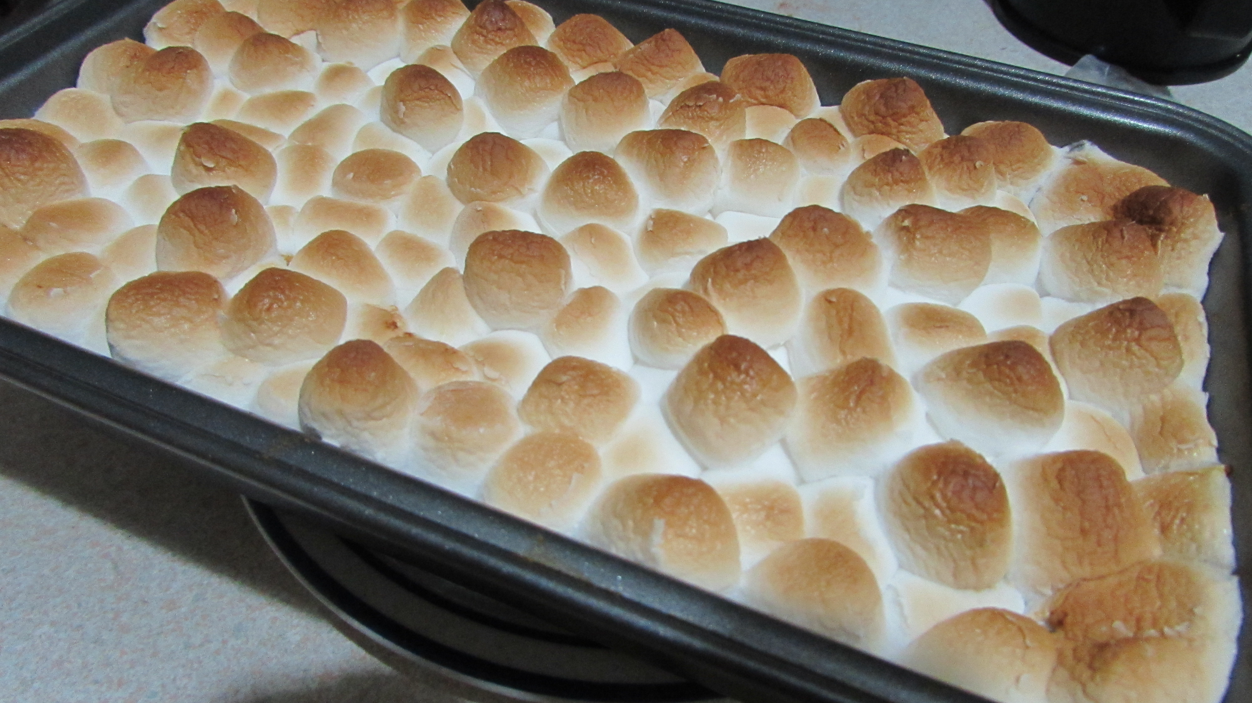 Mashed Sweet Potatoes with Marshmallows 